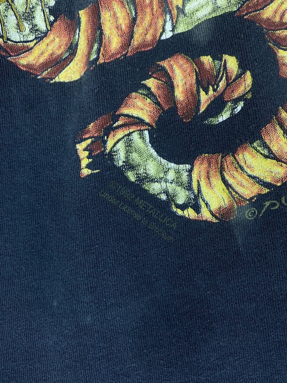 Band Tees × Vintage Vintage rare 1992 Metallica Pushead Size US L / EU 52-54 / 3 - 4 Thumbnail