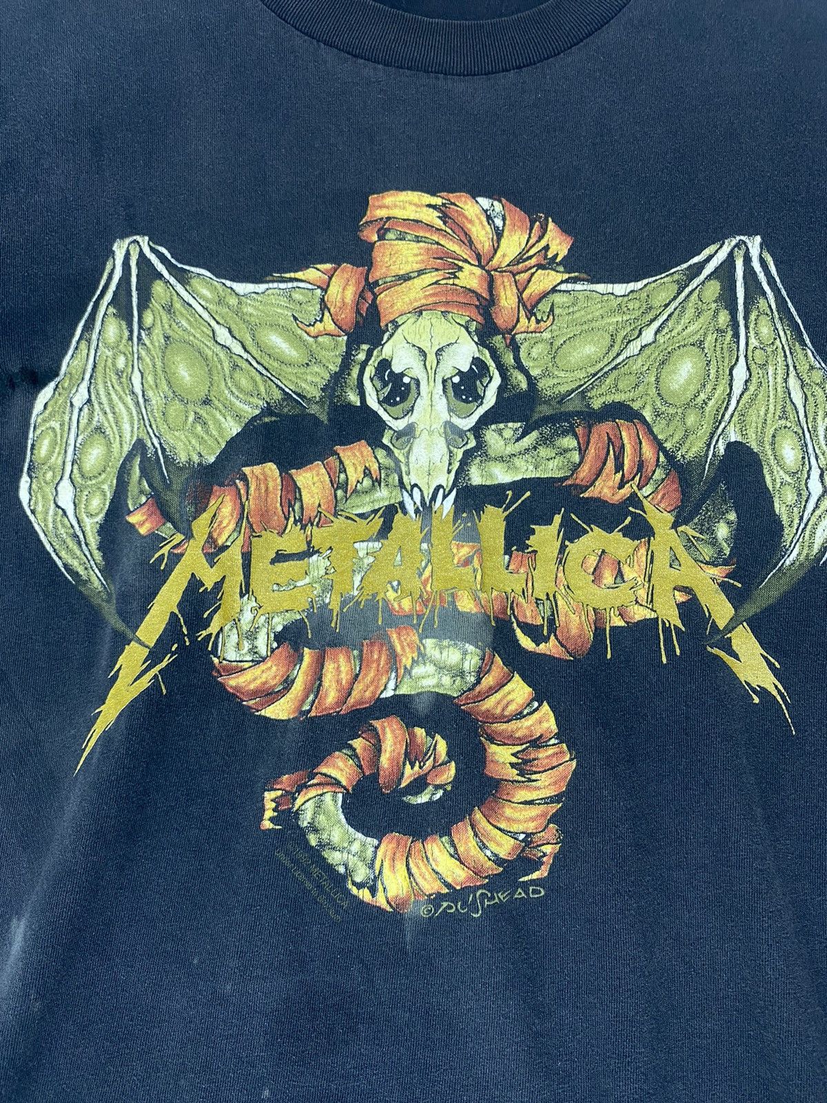 Band Tees × Vintage Vintage rare 1992 Metallica Pushead Size US L / EU 52-54 / 3 - 2 Thumbnail