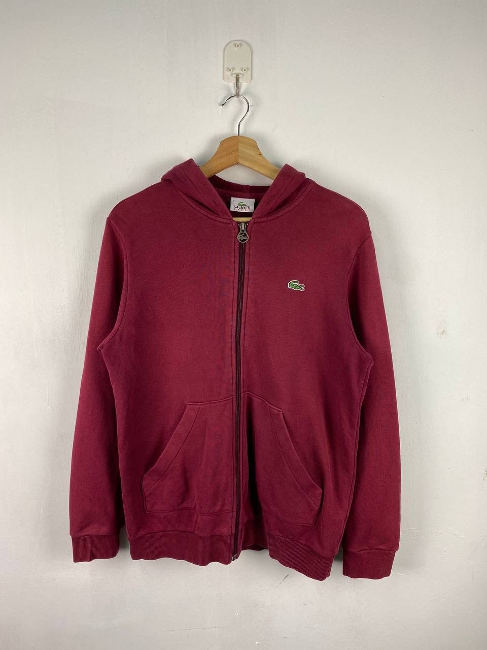 Lacoste × Vintage Vintage lacoste hoodie zipper Size US M / EU 48-50 / 2 - 1 Thumbnail
