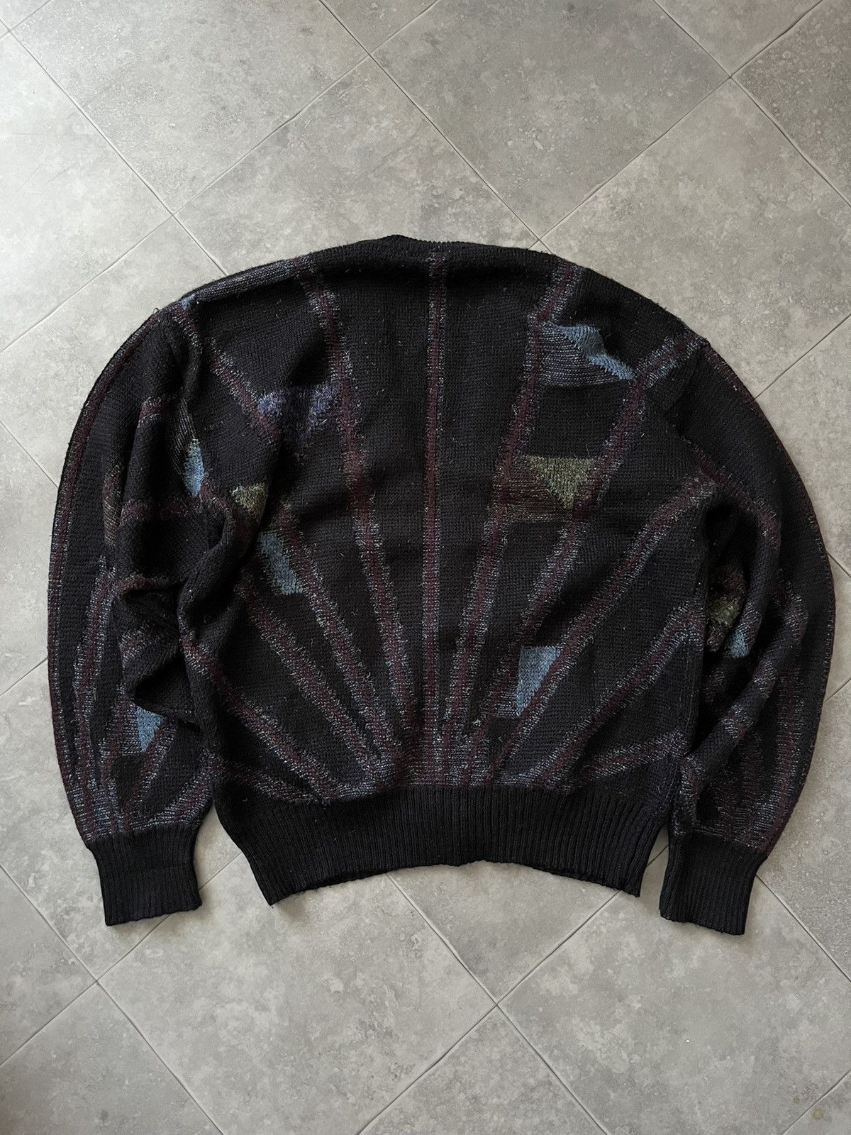 Vintage VINTAGE WOOL CARDIGAN SWEATER SW037 Size US S / EU 44-46 / 1 - 3 Thumbnail