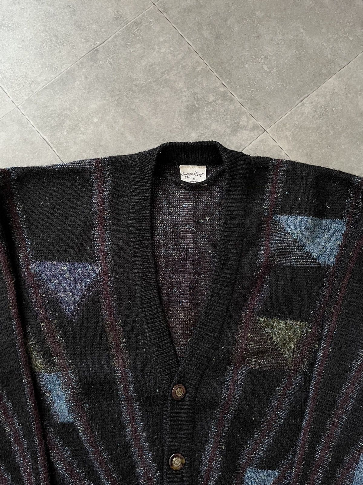 Vintage VINTAGE WOOL CARDIGAN SWEATER SW037 Size US S / EU 44-46 / 1 - 10 Thumbnail