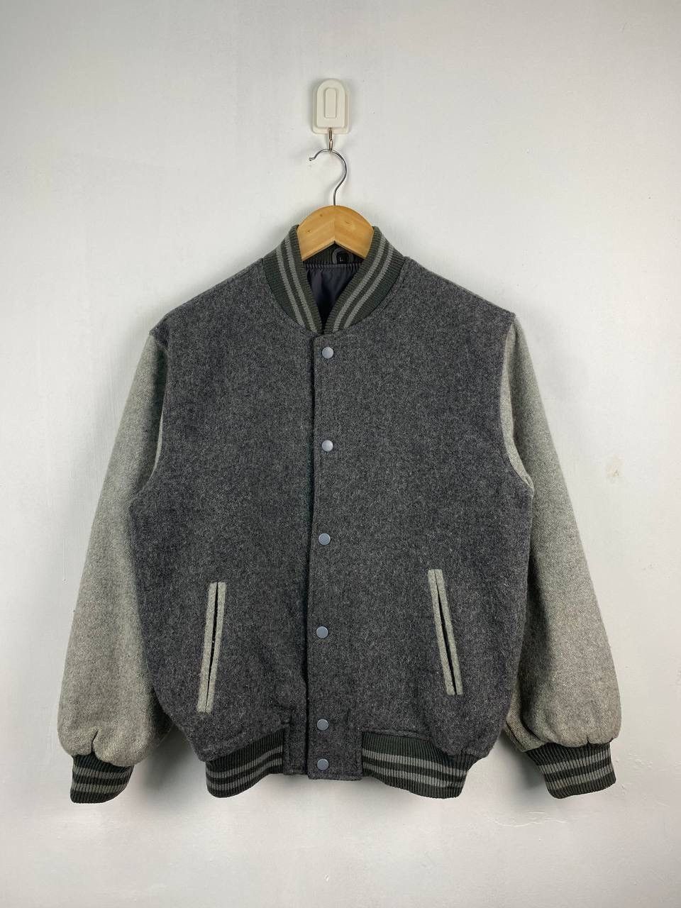 Japanese Brand Vintage College Varsity Jacket Wool Size US M / EU 48-50 / 2 - 1 Thumbnail
