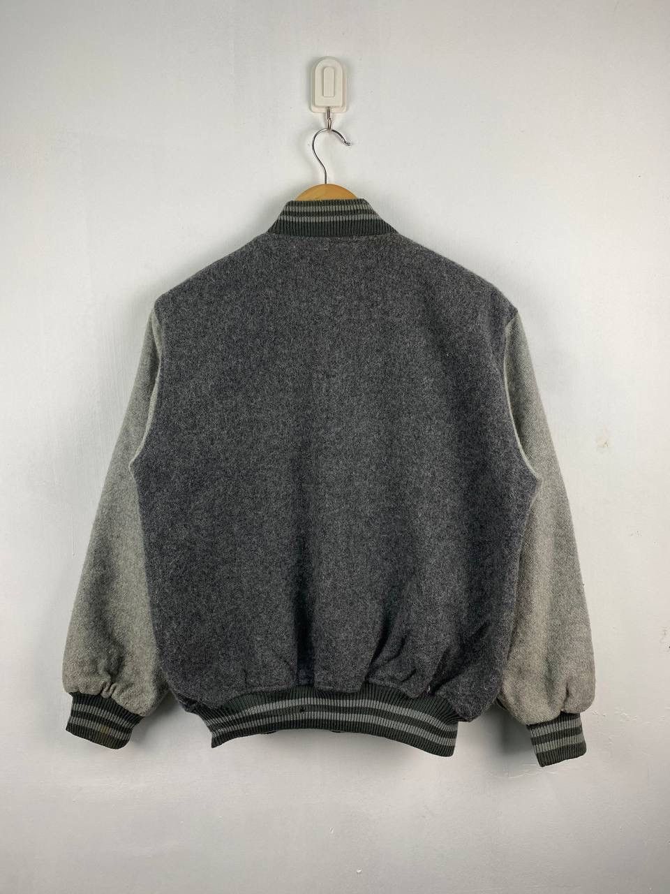 Japanese Brand Vintage College Varsity Jacket Wool Size US M / EU 48-50 / 2 - 2 Thumbnail