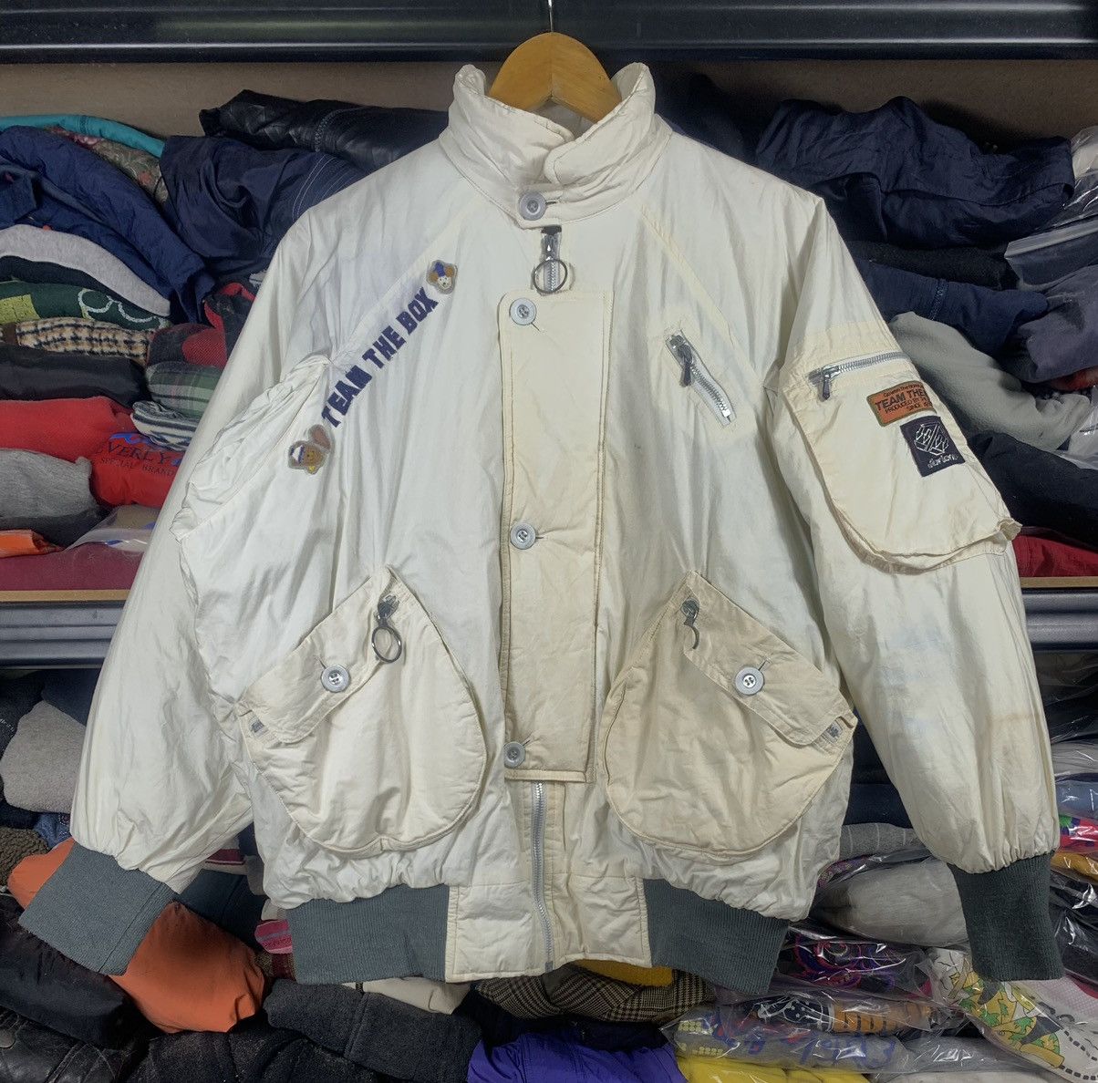 Japanese Brand Vintage 90s Bomber Jacket Patches By Team The Box Size US L / EU 52-54 / 3 - 3 Thumbnail