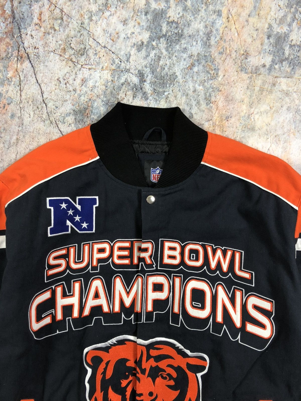 American Apparel × NFL Super bowl rugby bomber jacket Size US XXL / EU 58 / 5 - 2 Thumbnail