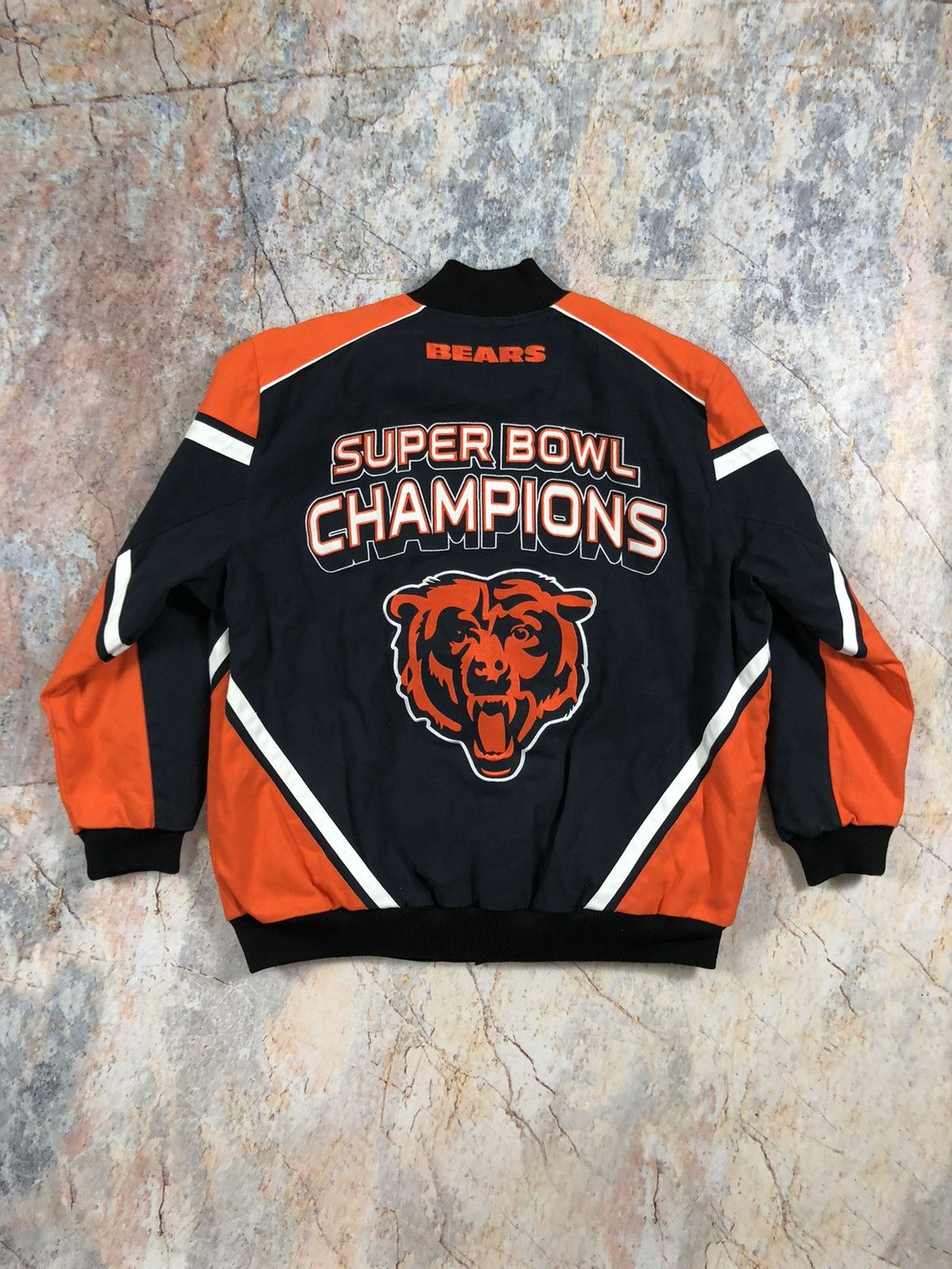 American Apparel × NFL Super bowl rugby bomber jacket Size US XXL / EU 58 / 5 - 6 Thumbnail