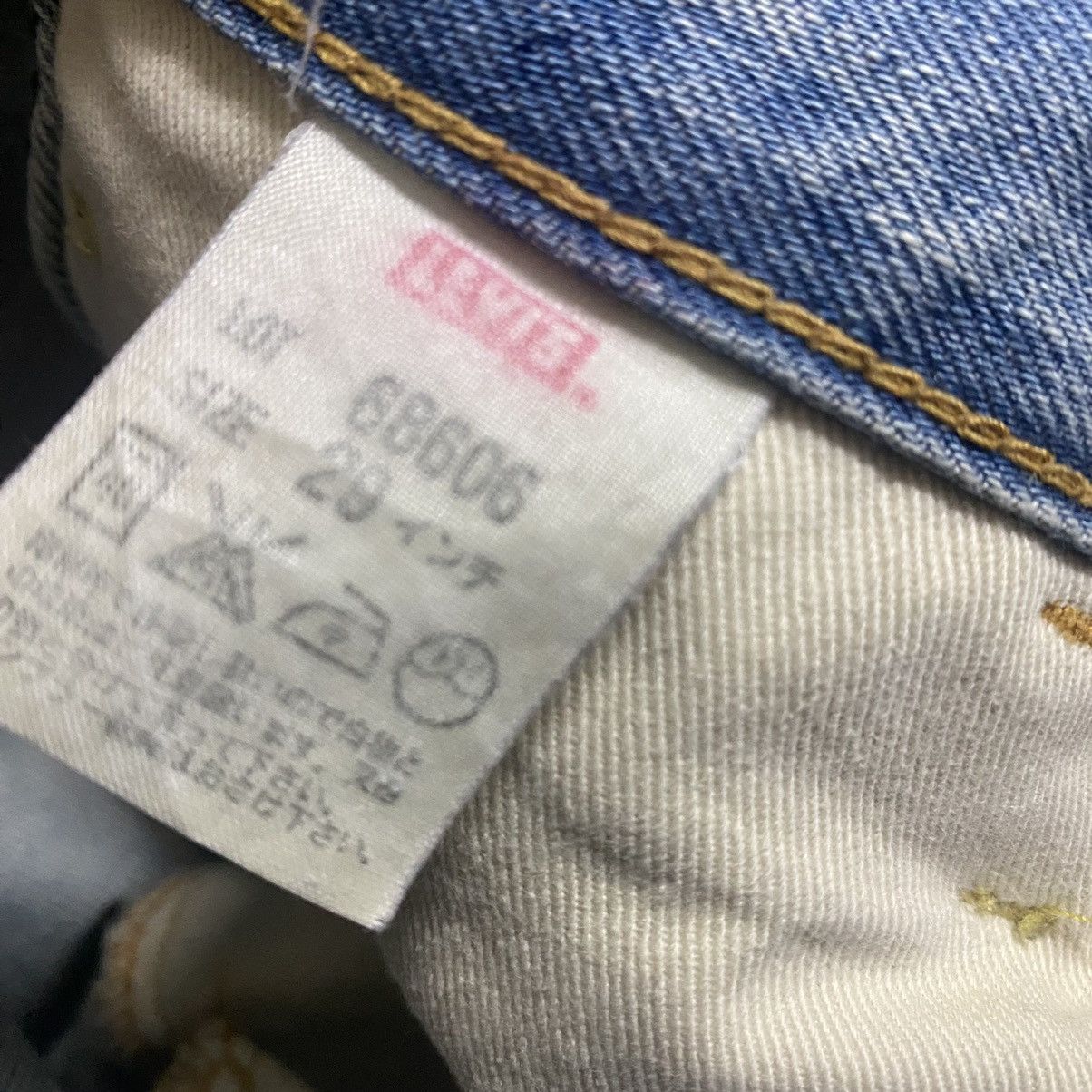 Levi's Vintage Levis 606 Big E Super Skinny Grunge Jeans Ramones Size US 29 - 17 Thumbnail