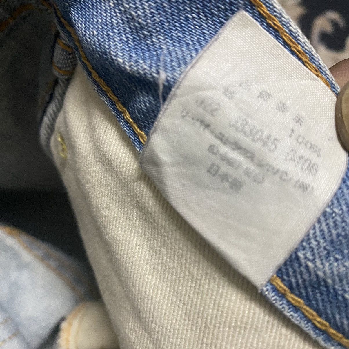 Levi's Vintage Levis 606 Big E Super Skinny Grunge Jeans Ramones Size US 29 - 18 Thumbnail