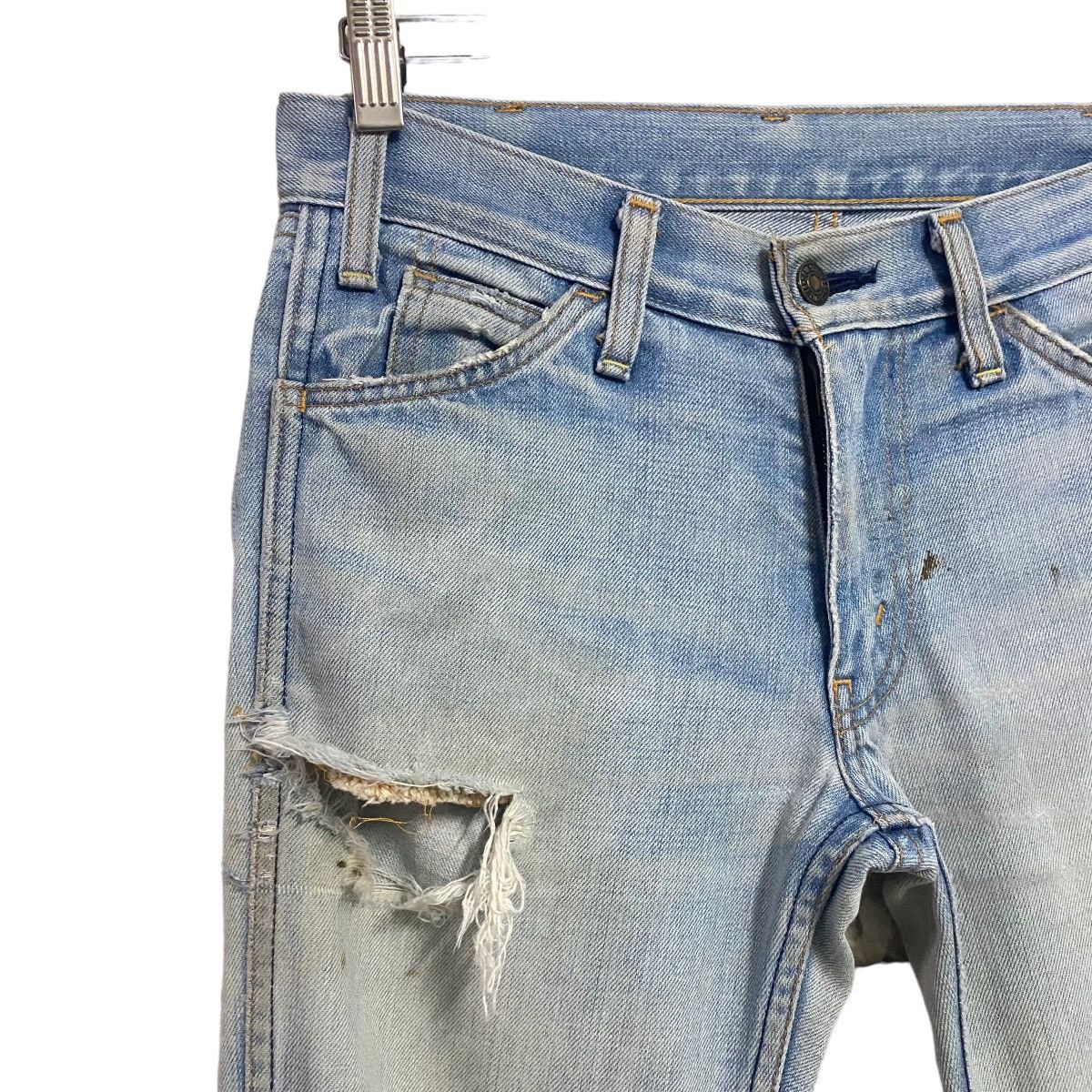 Levi's Vintage Levis 606 Big E Super Skinny Grunge Jeans Ramones Size US 29 - 5 Thumbnail