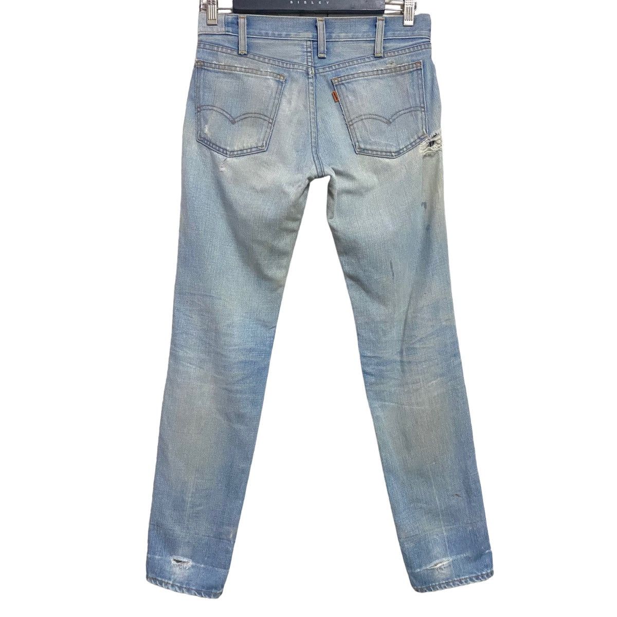 Levi's Vintage Levis 606 Big E Super Skinny Grunge Jeans Ramones Size US 29 - 3 Thumbnail