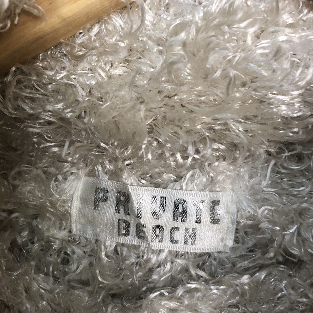 Aran Isles Knitwear × Japanese Brand Private Beach Turtle Neck Shag Shaggy Fur Mohair #816 Size XXS / US 00 / IT 34 - 6 Thumbnail