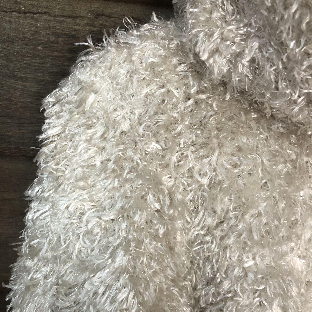 Aran Isles Knitwear × Japanese Brand Private Beach Turtle Neck Shag Shaggy Fur Mohair #816 Size XXS / US 00 / IT 34 - 9 Thumbnail