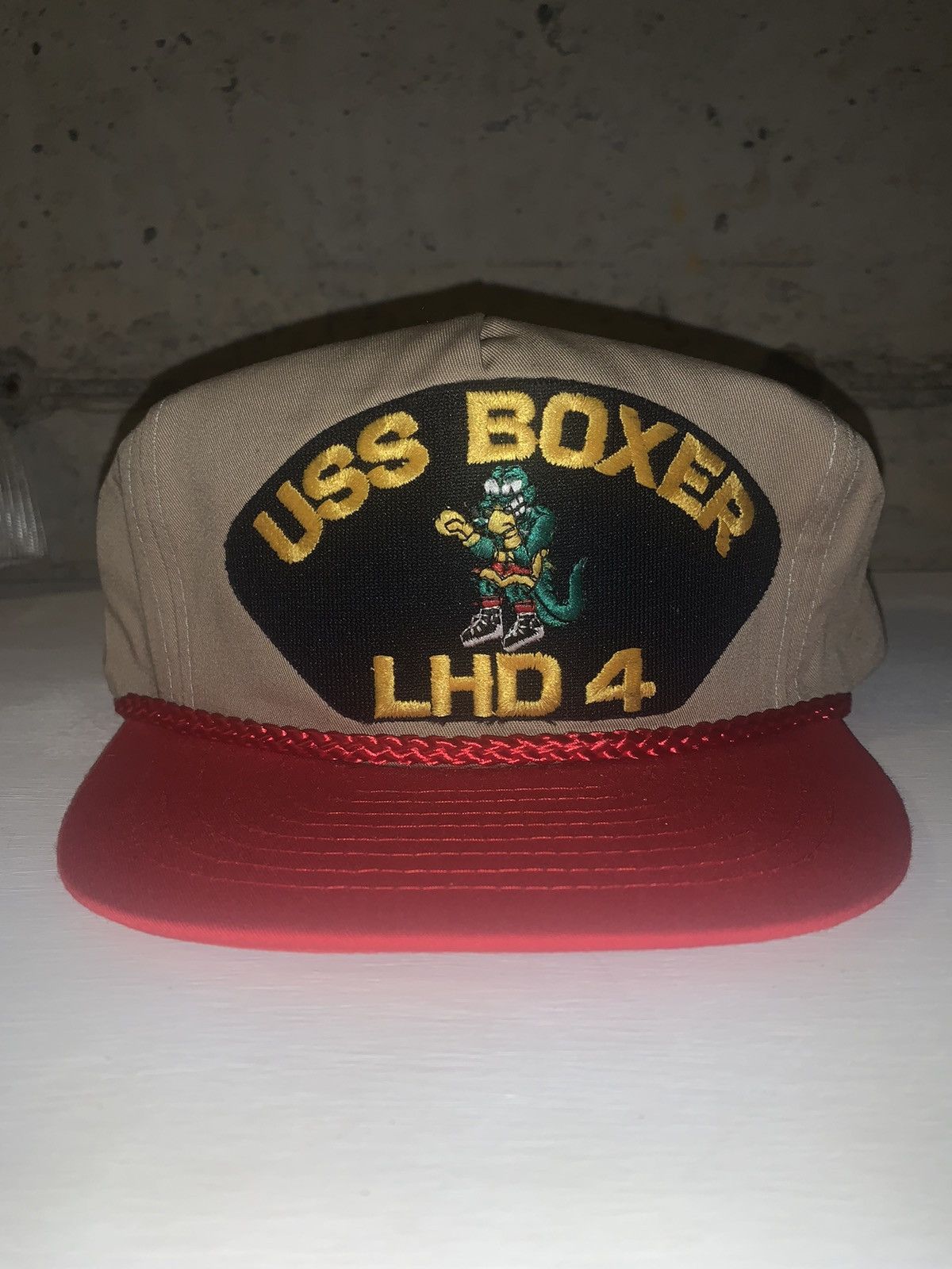 Military × Vintage Vintage “USS Boxer” Military Trucker Hat | Grailed