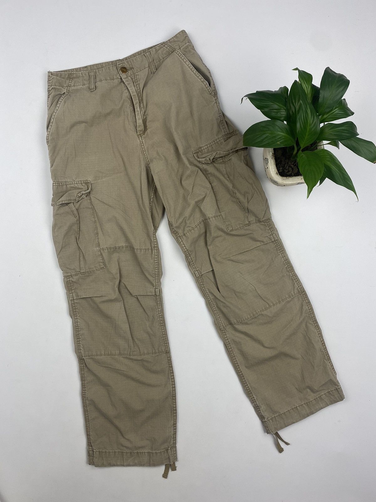 Carhartt Vintage Carhartt WIP Cargo Pants Travis Scott Style Size US 29 - 1 Thumbnail
