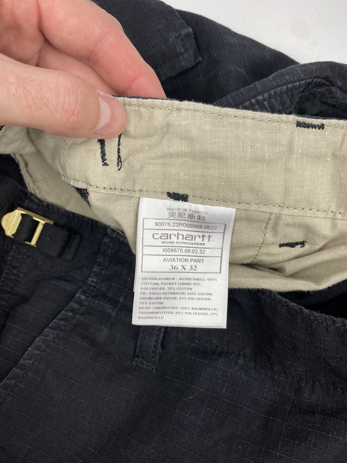 Carhartt Vintage Carhartt WIP Aviation Cargo Pants Travis Style Size US 36 / EU 52 - 2 Thumbnail