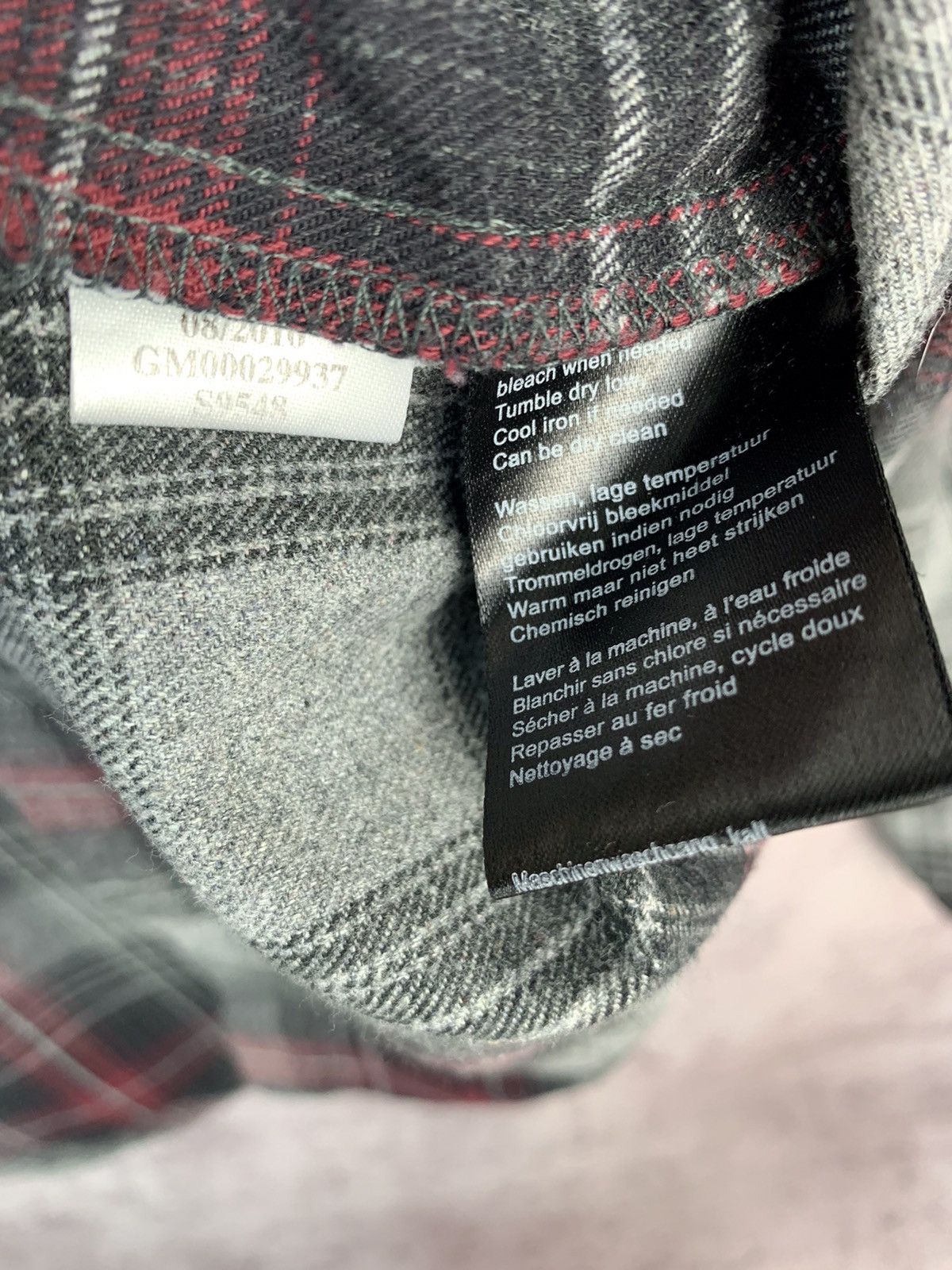 Flannel × Harley Davidson Vintage Harley Davidson Mens Flannel Plaid Shirt Size US L / EU 52-54 / 3 - 6 Thumbnail