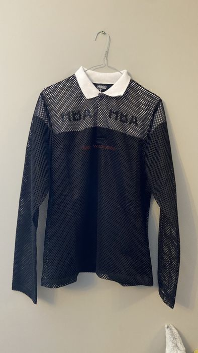 Hood by air long sleeve sale polo