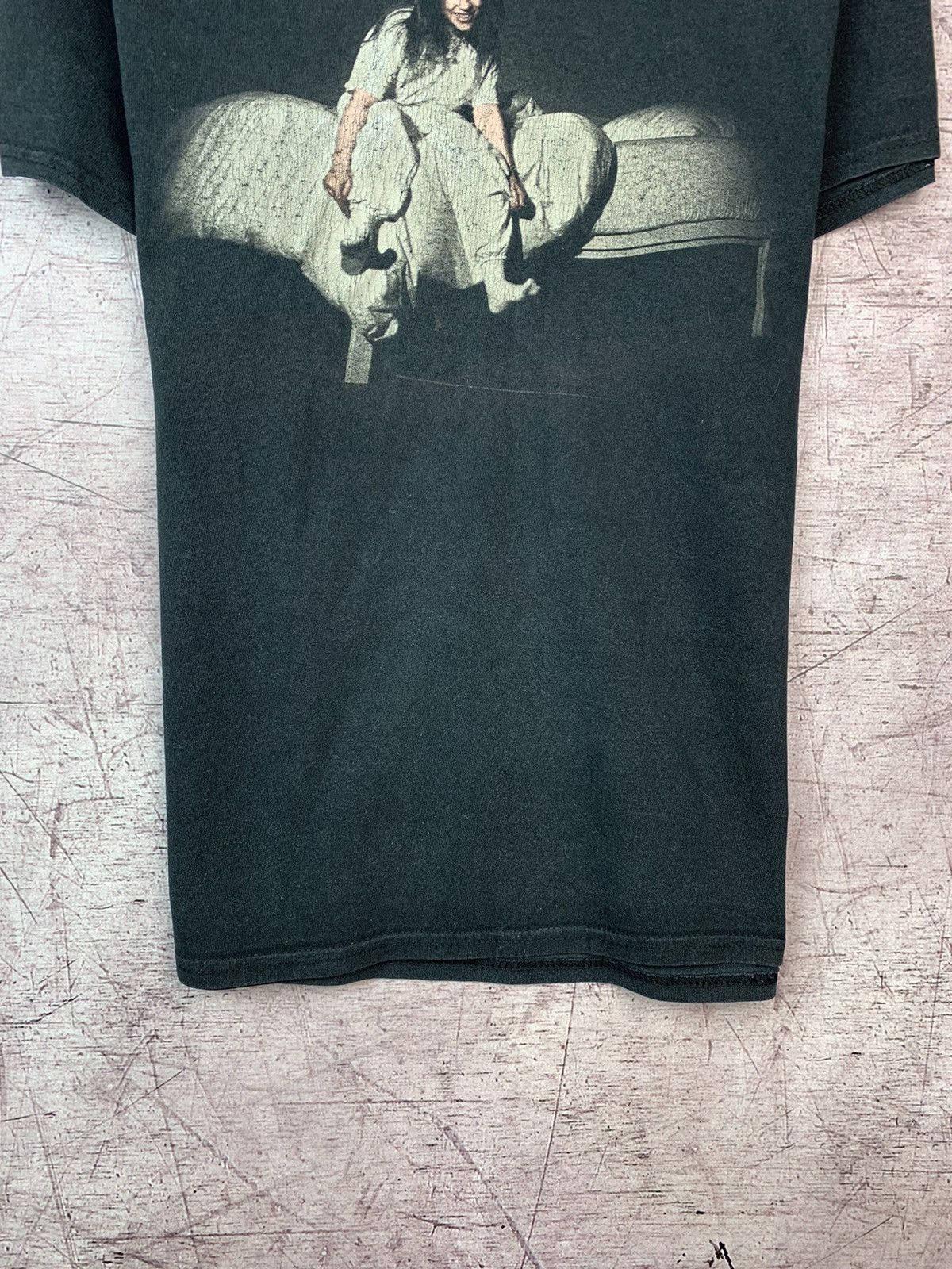 Band Tees × Billie Eilish 2019 Billie Eilish World Tour Trippy White Eyes T Shir Size US M / EU 48-50 / 2 - 3 Thumbnail