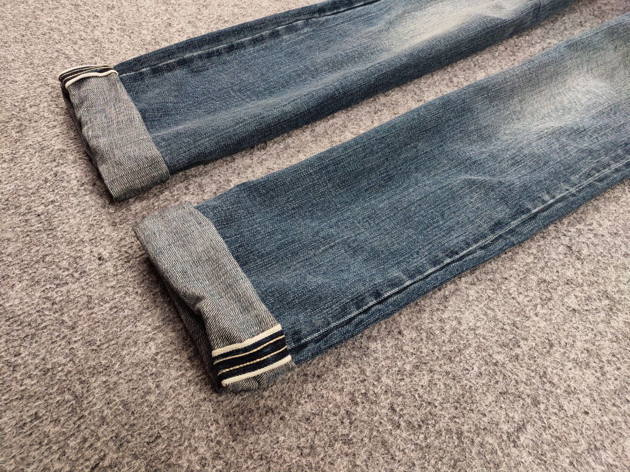 Japanese Brand Scarti-Lab Mediterranean Manufacturer Faded Selvedge Jeans Size US 33 - 5 Thumbnail