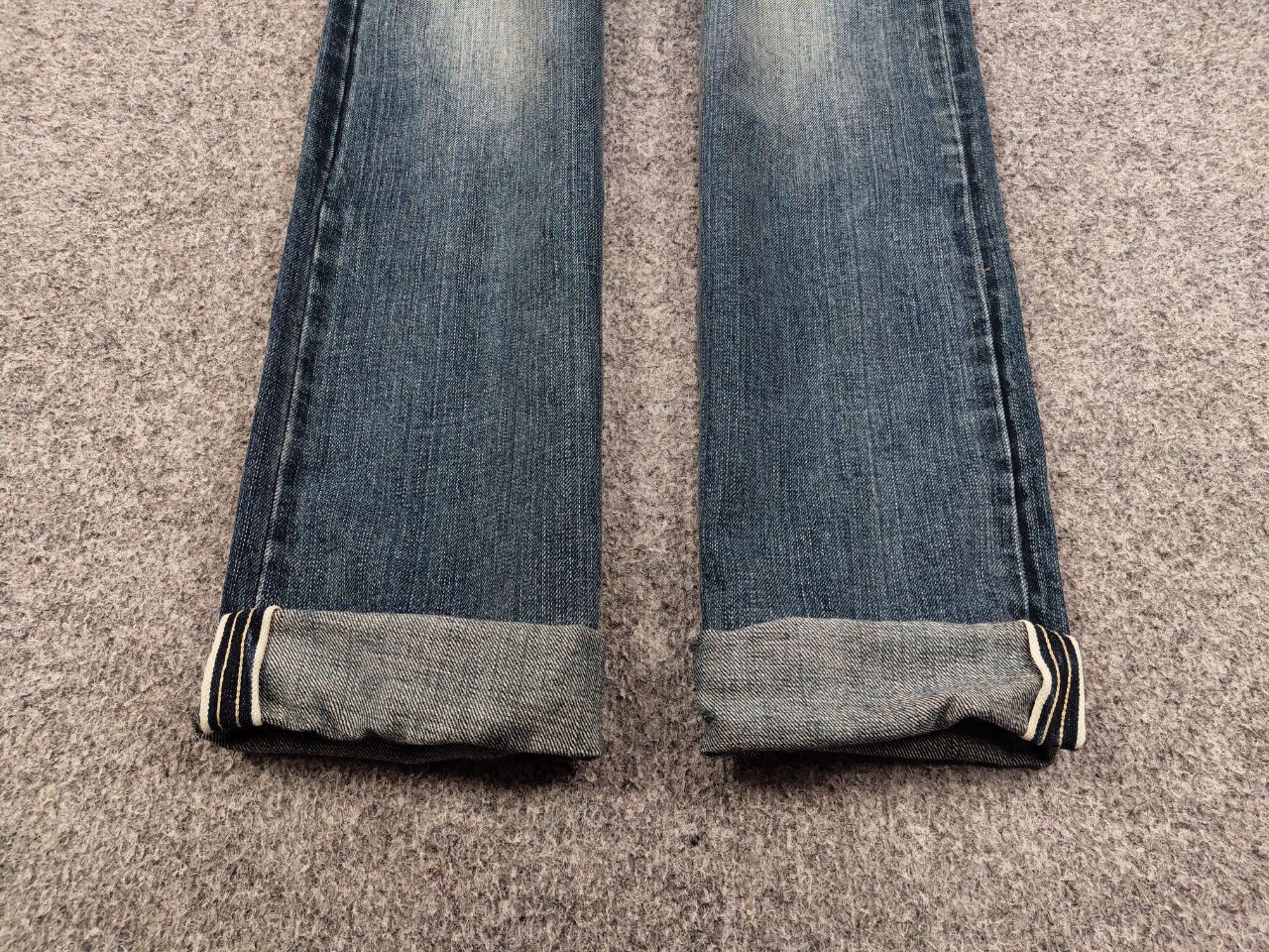 Japanese Brand Scarti-Lab Mediterranean Manufacturer Faded Selvedge Jeans Size US 33 - 7 Thumbnail