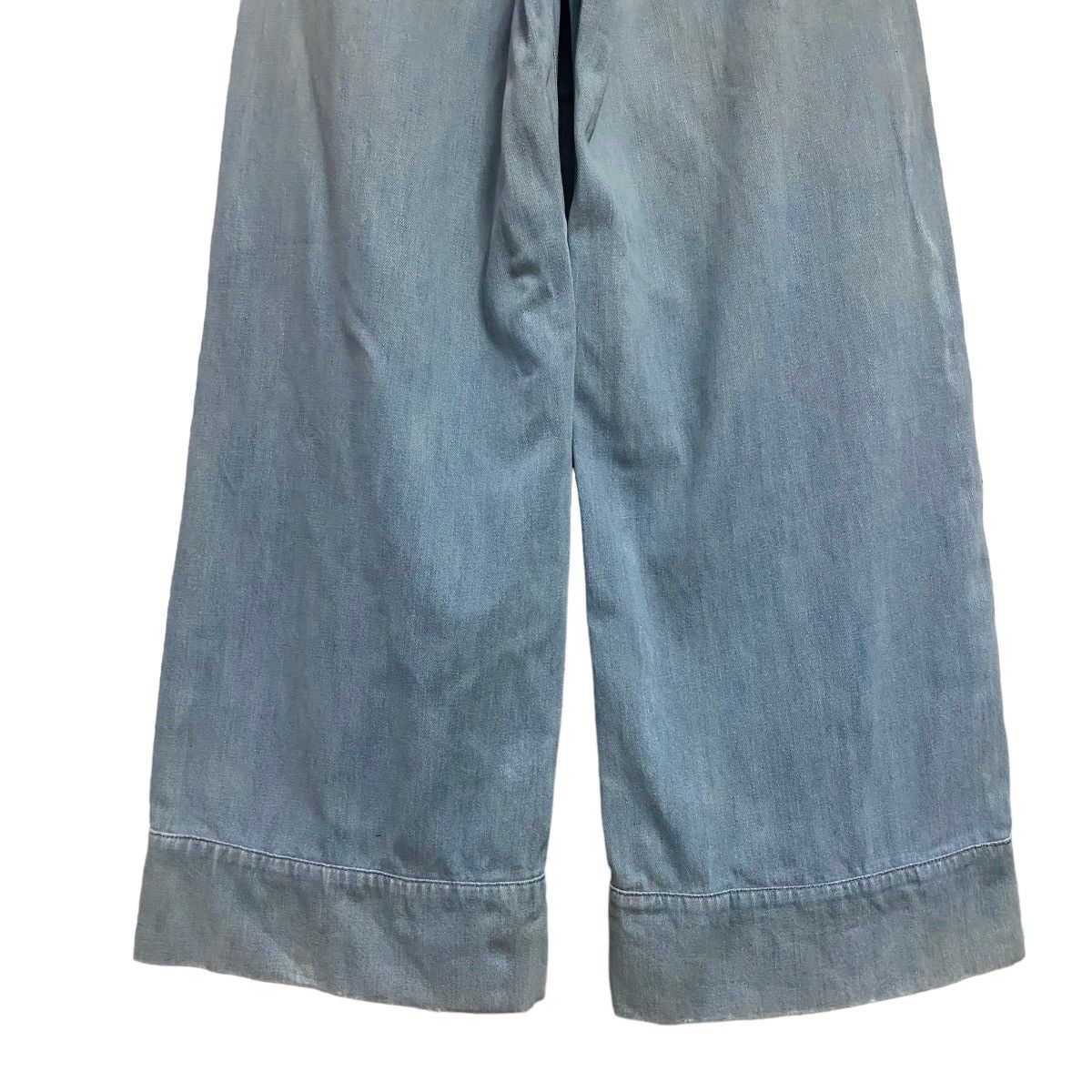 Chloe Chloe Denim Wide Leg Pants Washed Blue Size 26" / US 2 / IT 38 - 10 Thumbnail