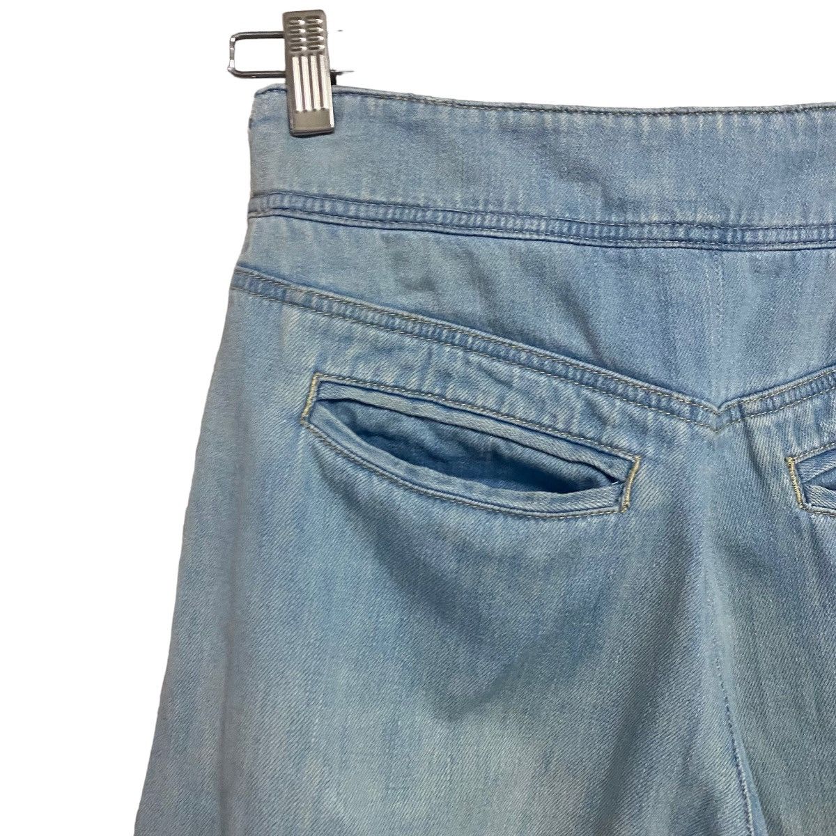 Chloe Chloe Denim Wide Leg Pants Washed Blue Size 26" / US 2 / IT 38 - 8 Thumbnail