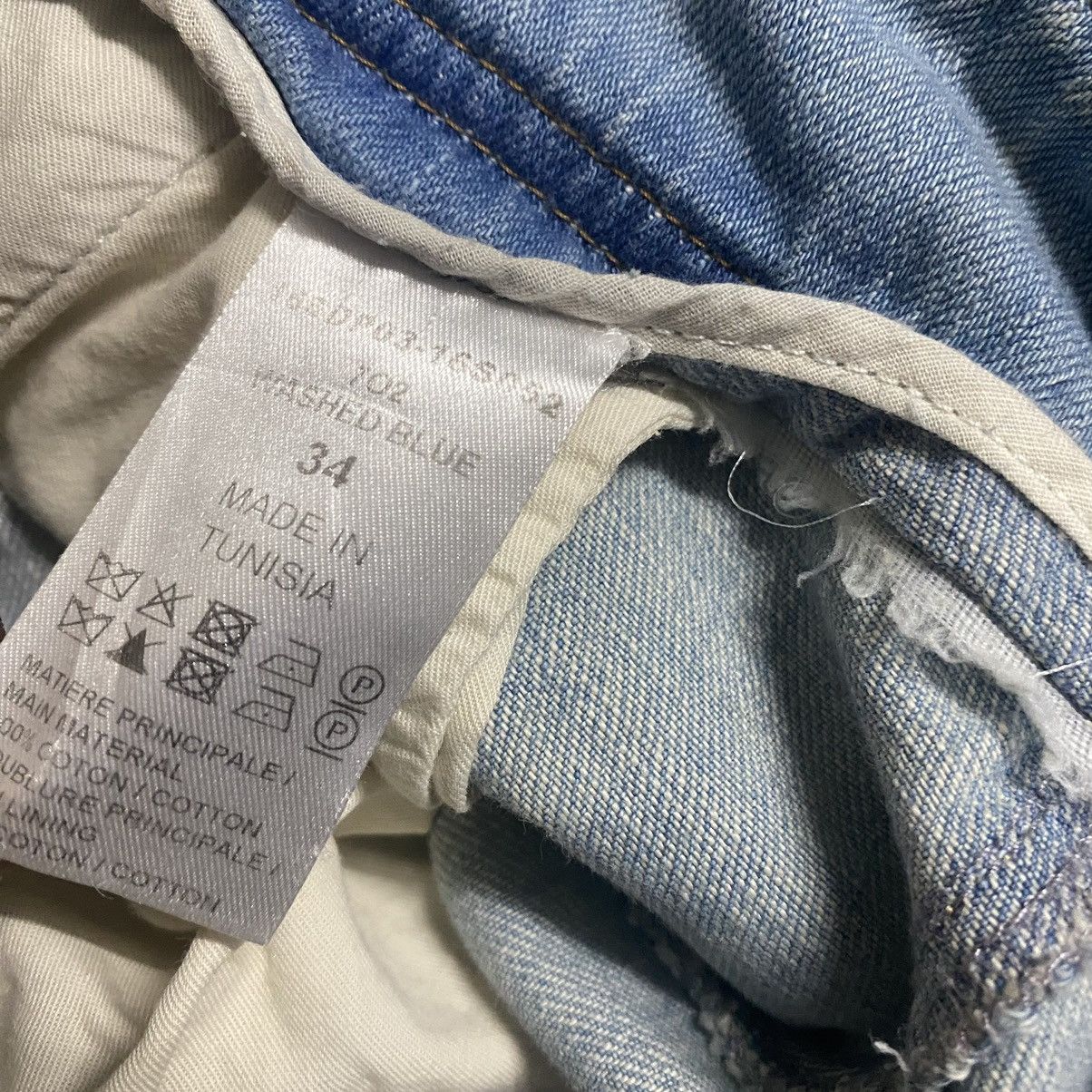 Chloe Chloe Denim Wide Leg Pants Washed Blue Size 26" / US 2 / IT 38 - 14 Thumbnail
