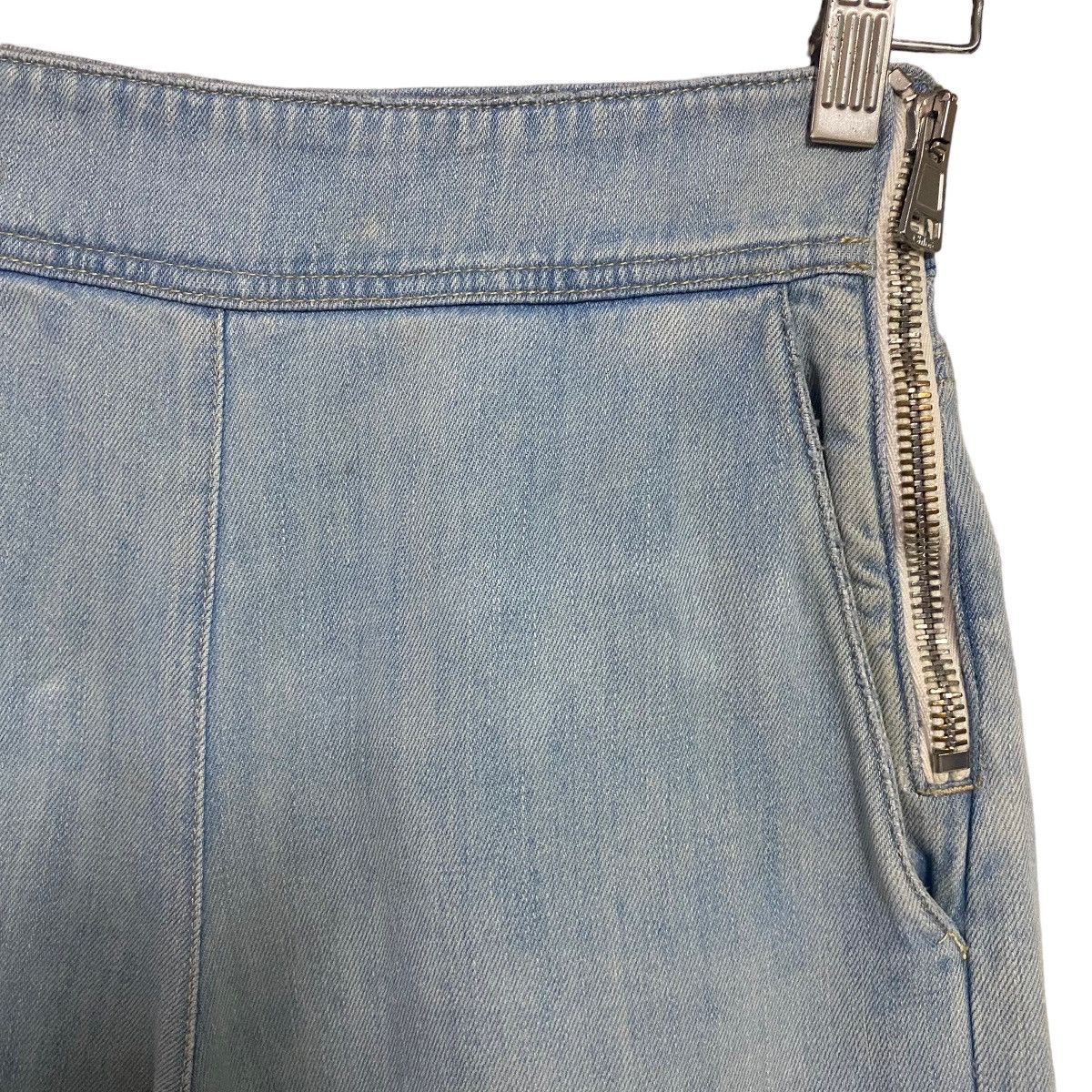 Chloe Chloe Denim Wide Leg Pants Washed Blue Size 26" / US 2 / IT 38 - 4 Thumbnail