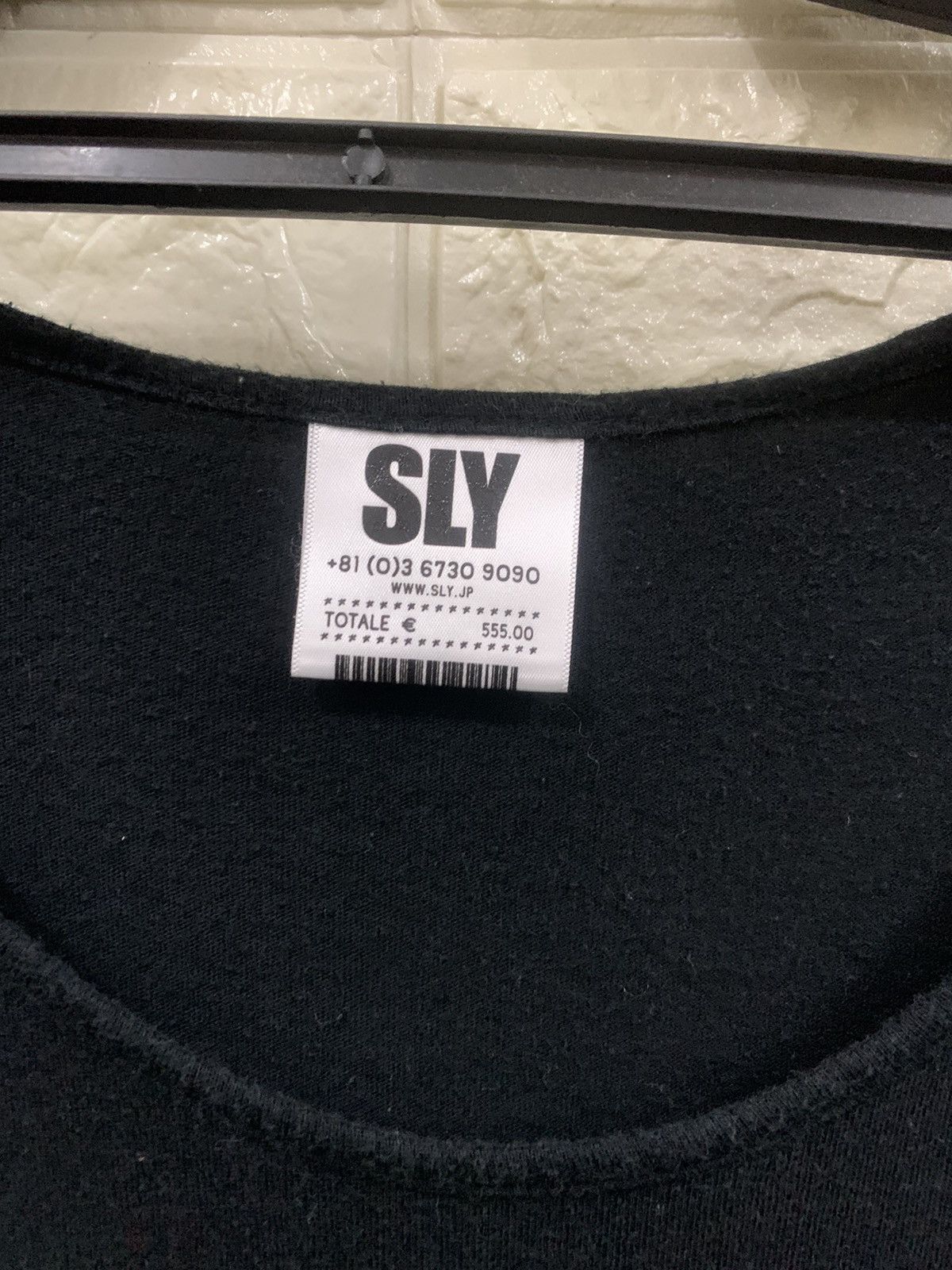 Japanese Brand × Sly Guild SLY Black Slim Fit Tee Size S / US 4 / IT 40 - 5 Thumbnail