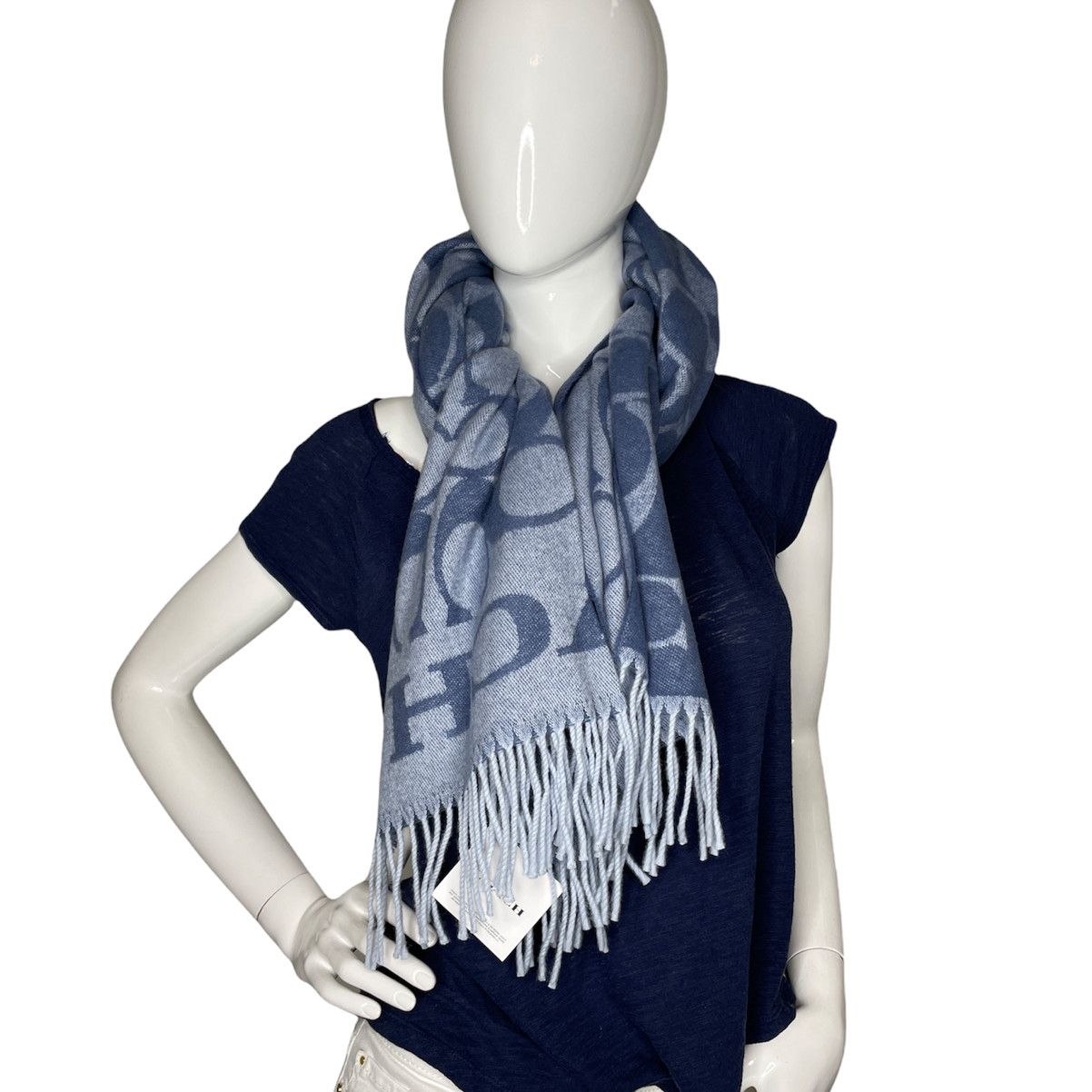 Coach Signature Oversized Muffler in Twilight