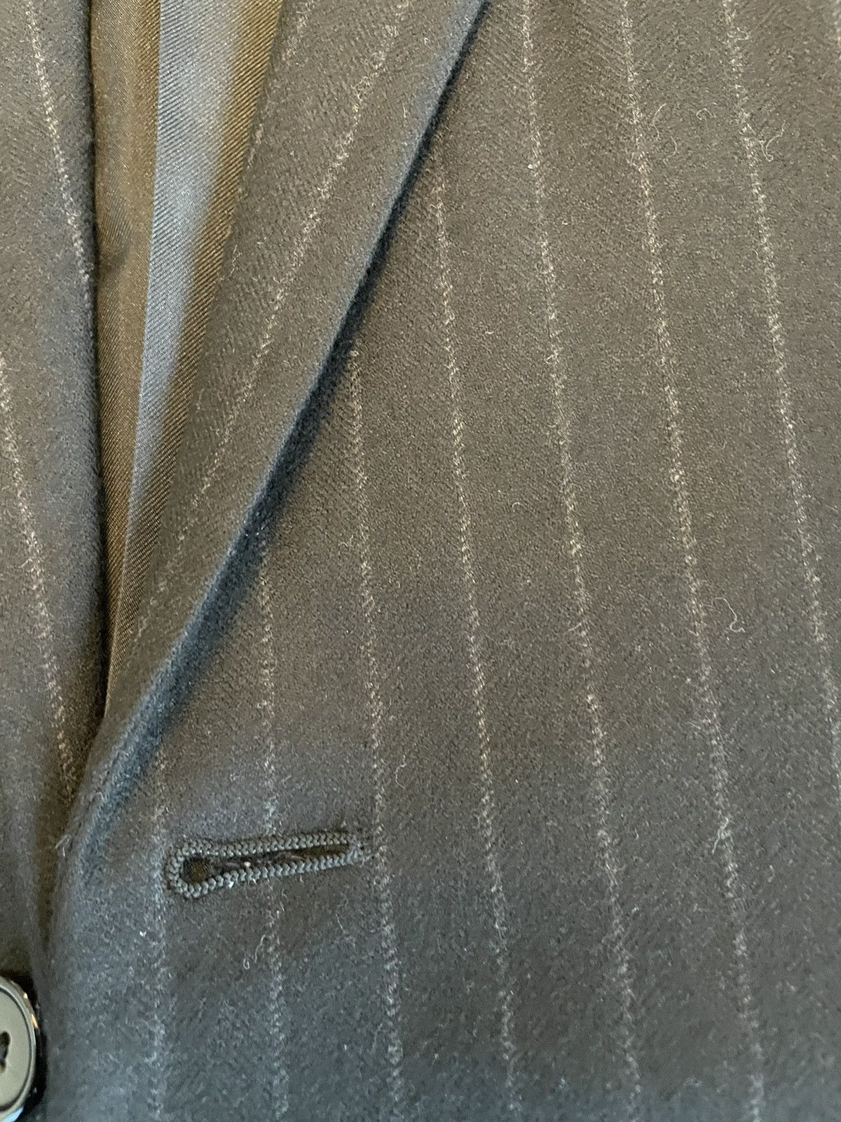 Hedi Slimane × Saint Laurent Paris ✨ Grey Wool pin strip blazer from Hedi's last season ✨ Size 54R - 5 Thumbnail