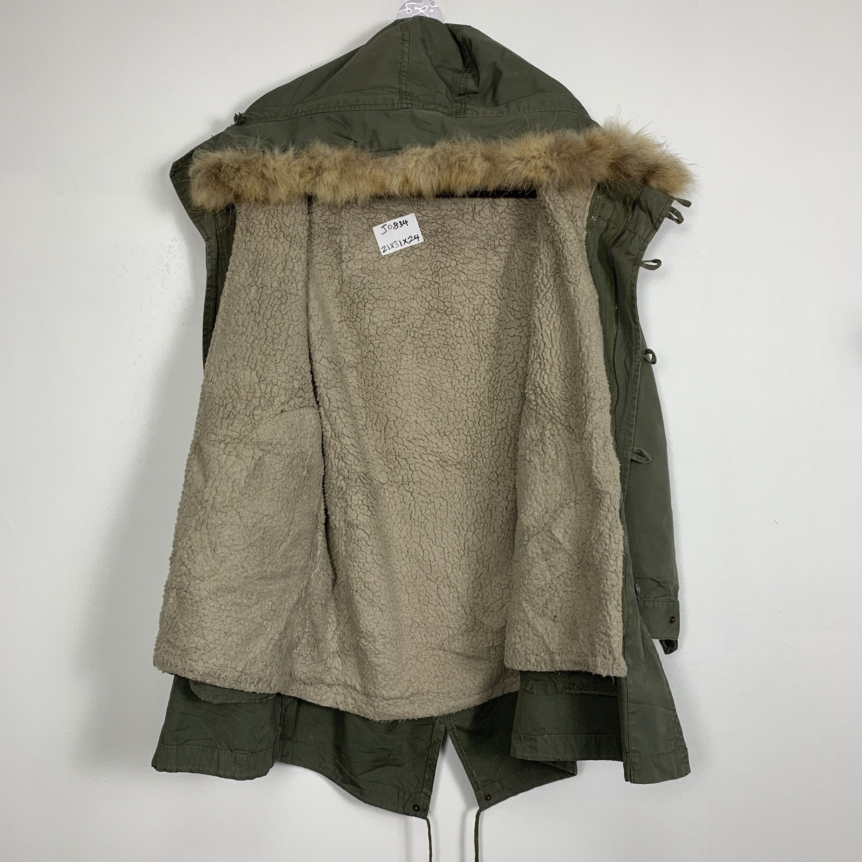 Japanese Brand Vintage CONTINUER DE NICE CLAUP Sherpa Lining Parkas J0834 Size US L / EU 52-54 / 3 - 8 Thumbnail
