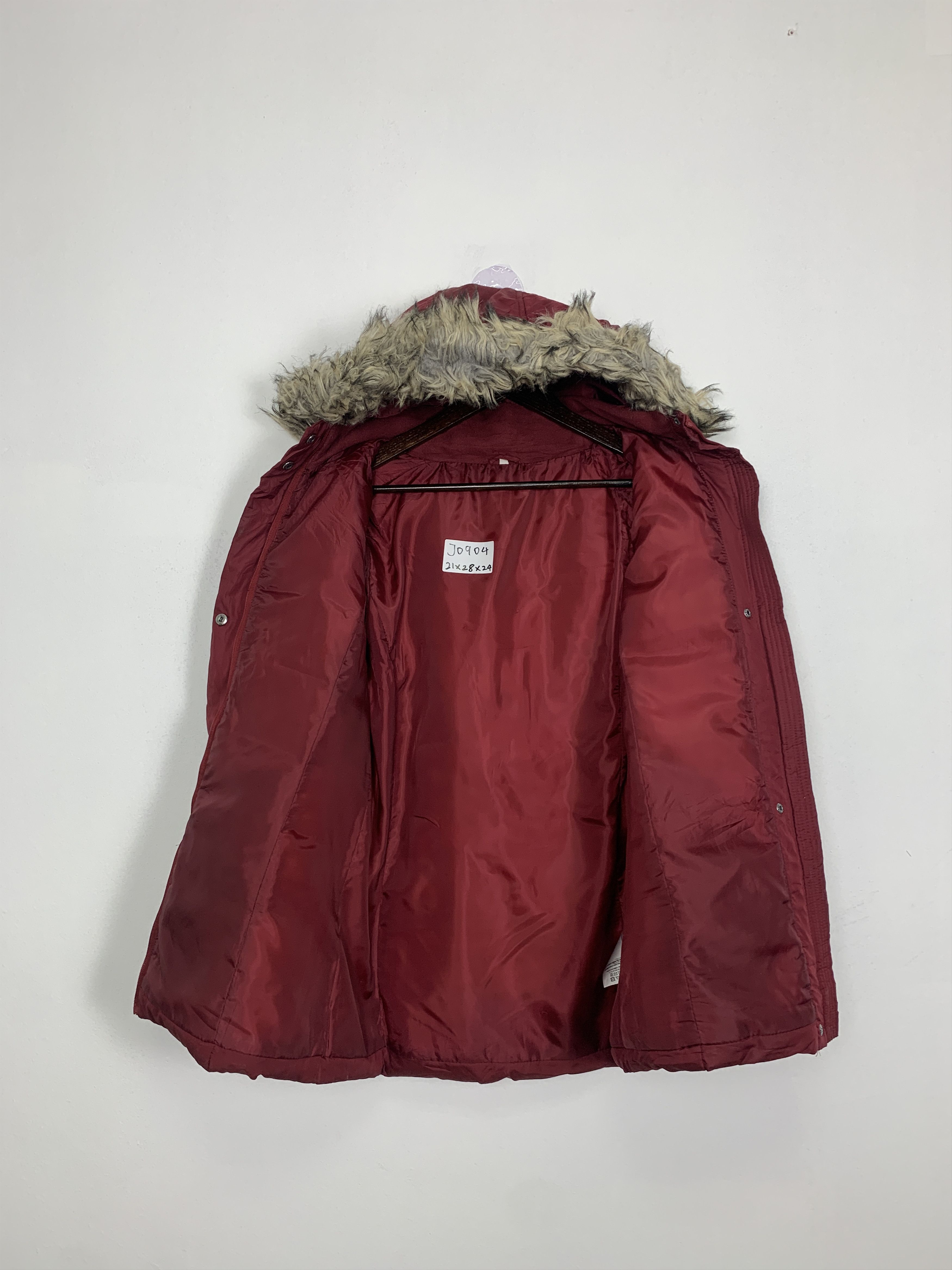 Japanese Brand Vintage JAPANESE BRAND Puffer Fur Hoodie Zip Up Jacket J0904 Size US S / EU 44-46 / 1 - 5 Thumbnail