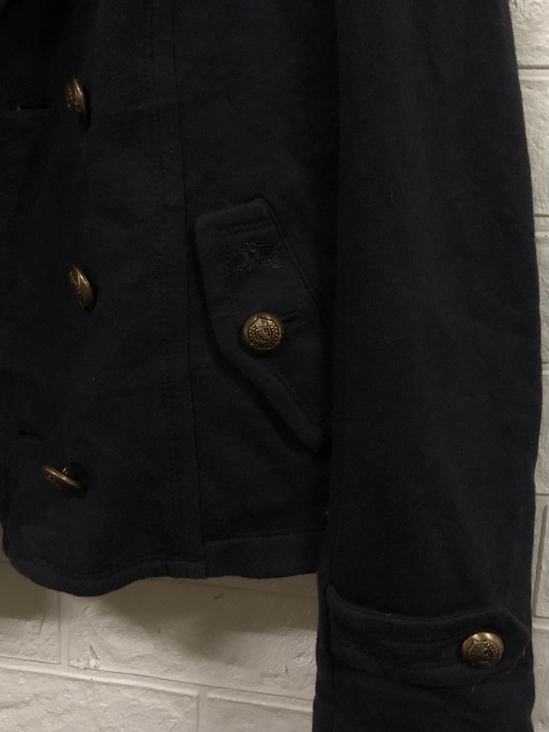 Burberry Last Call📣Burberry Blue Label Double Breasted Jersey Blazer Size M / US 6-8 / IT 42-44 - 5 Thumbnail