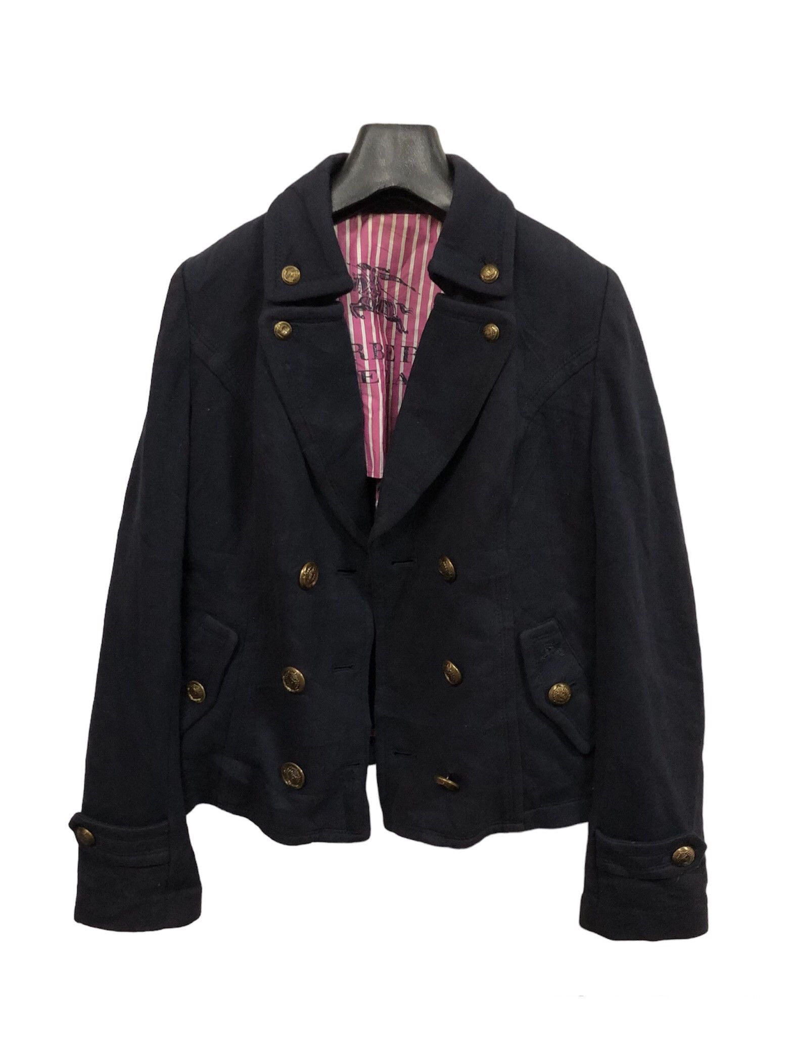 Burberry Last Call📣Burberry Blue Label Double Breasted Jersey Blazer Size M / US 6-8 / IT 42-44 - 1 Thumbnail
