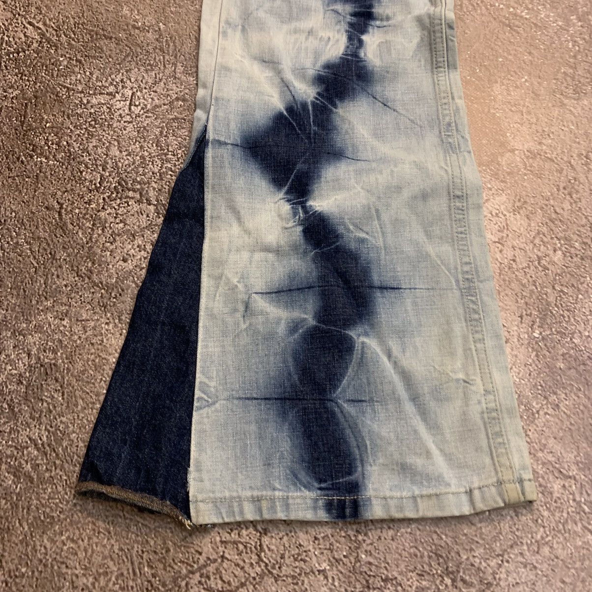 Vintage Vintage 90s Tie Dye Flared Pants Baggy Grunge Skate Y2K 30 Size 30" / US 8 / IT 44 - 3 Thumbnail