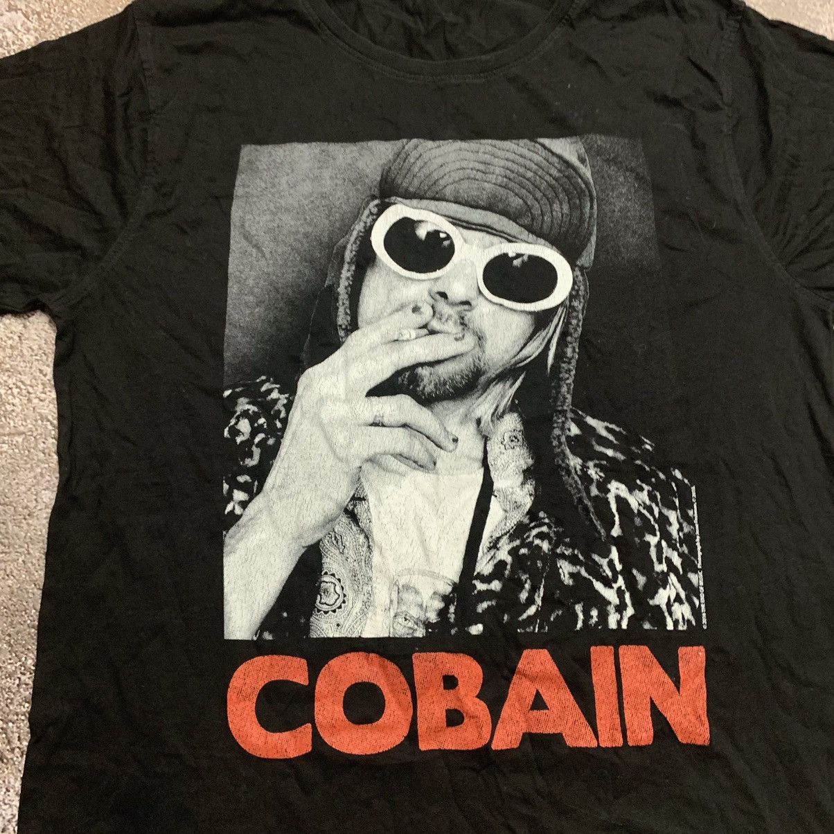 Vintage vintage Kurt Cobain Face Nirvana Band Ter Promo Cigarette Size US M / EU 48-50 / 2 - 4 Thumbnail