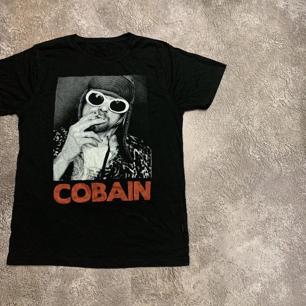 Vintage vintage Kurt Cobain Face Nirvana Band Ter Promo Cigarette Size US M / EU 48-50 / 2 - 2 Thumbnail