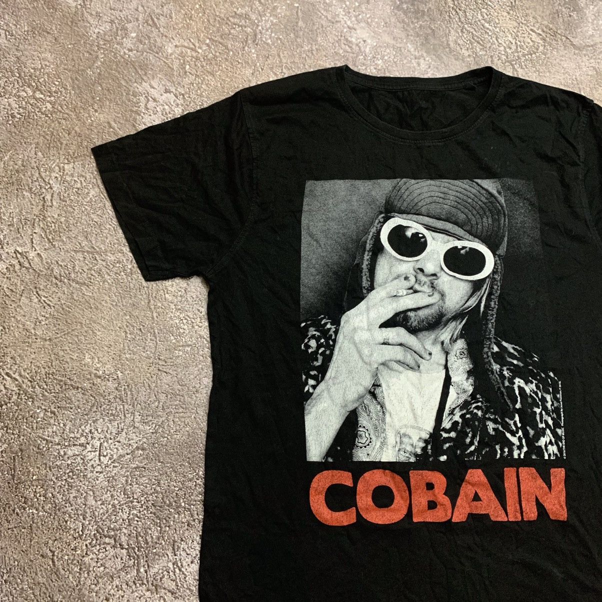 Vintage vintage Kurt Cobain Face Nirvana Band Ter Promo Cigarette Size US M / EU 48-50 / 2 - 3 Thumbnail