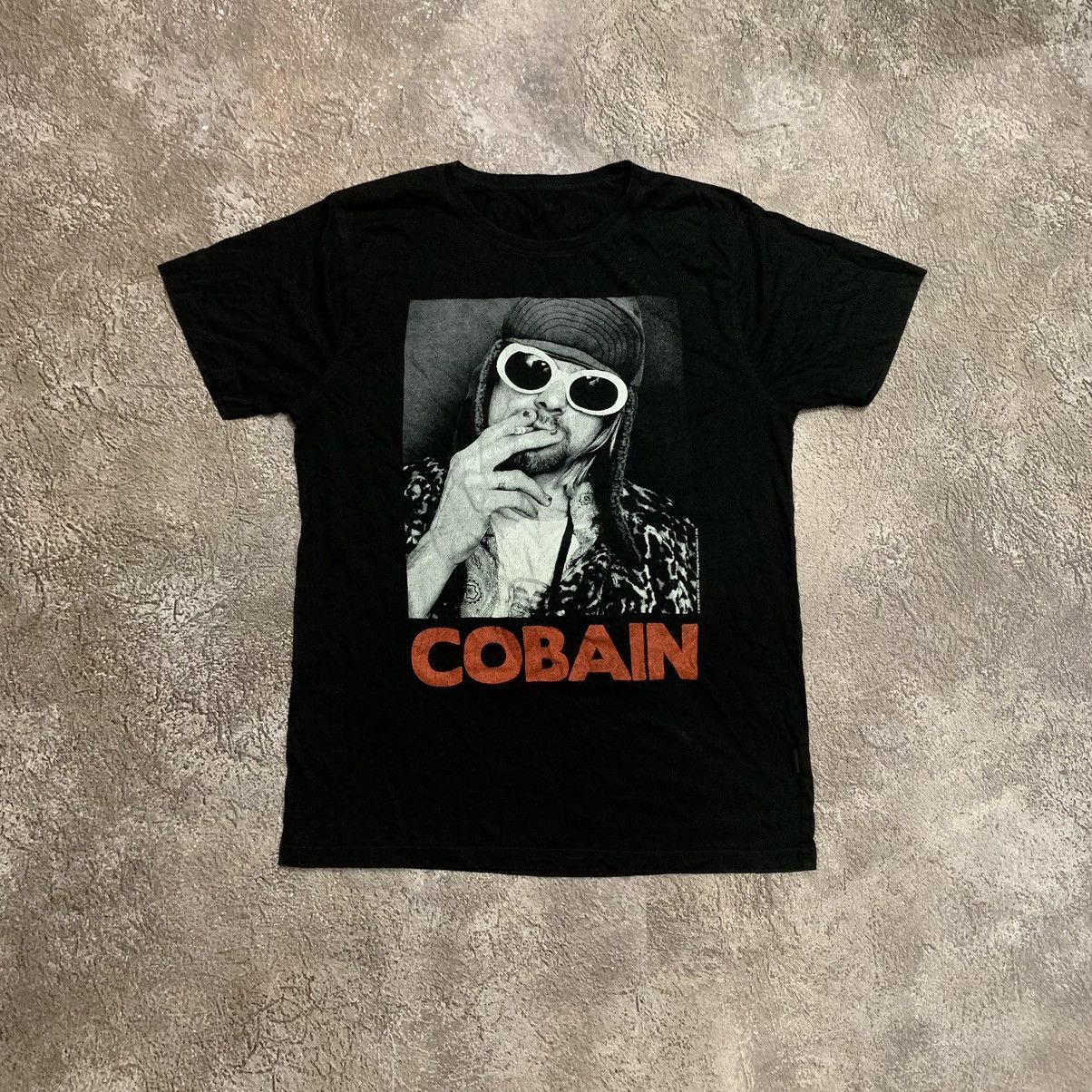 Vintage vintage Kurt Cobain Face Nirvana Band Ter Promo Cigarette Size US M / EU 48-50 / 2 - 1 Thumbnail