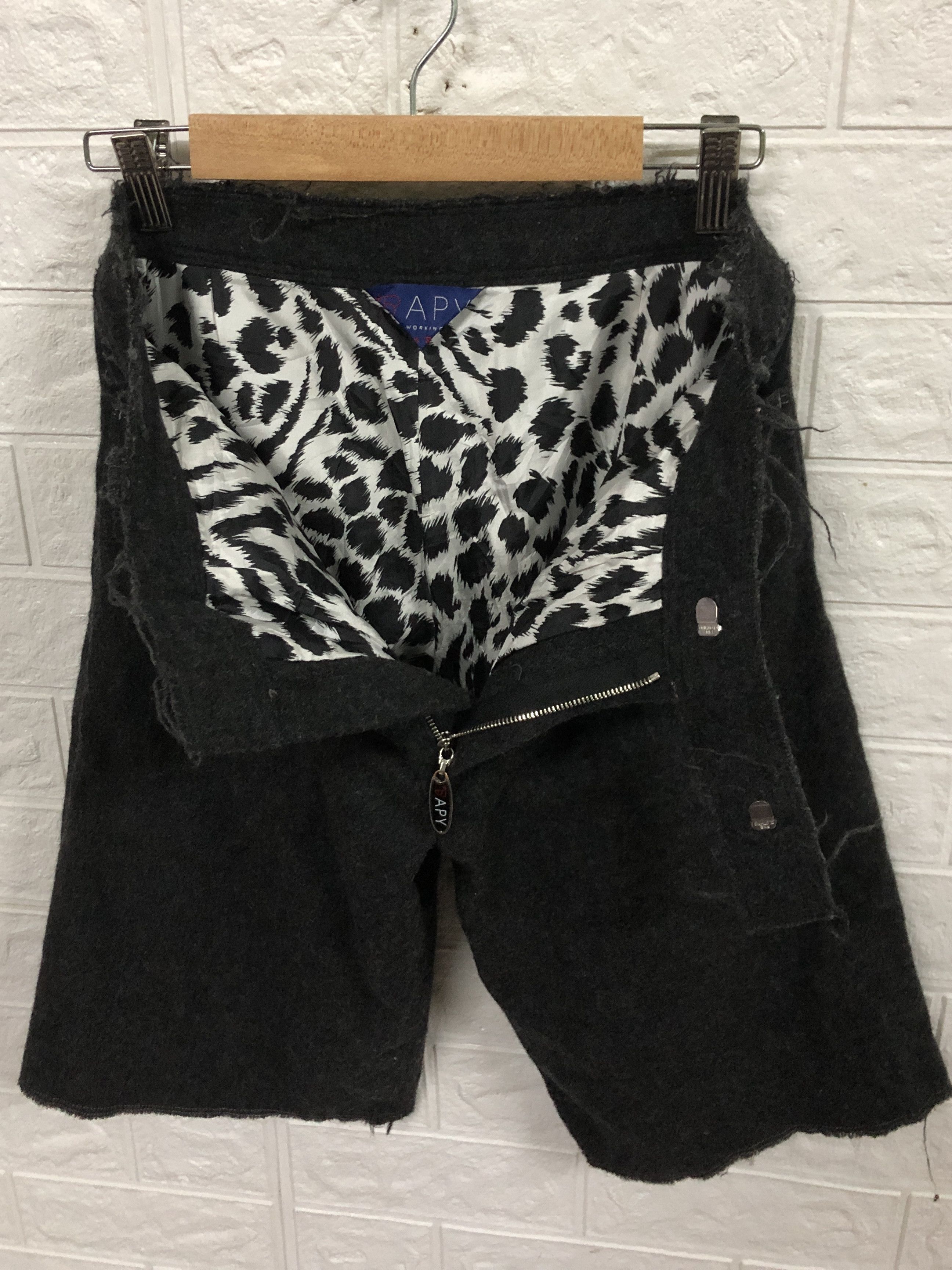 Bape Final Drop📣 BAPY BY *A BATHING APE Wool Shorts Size 29" - 11 Thumbnail