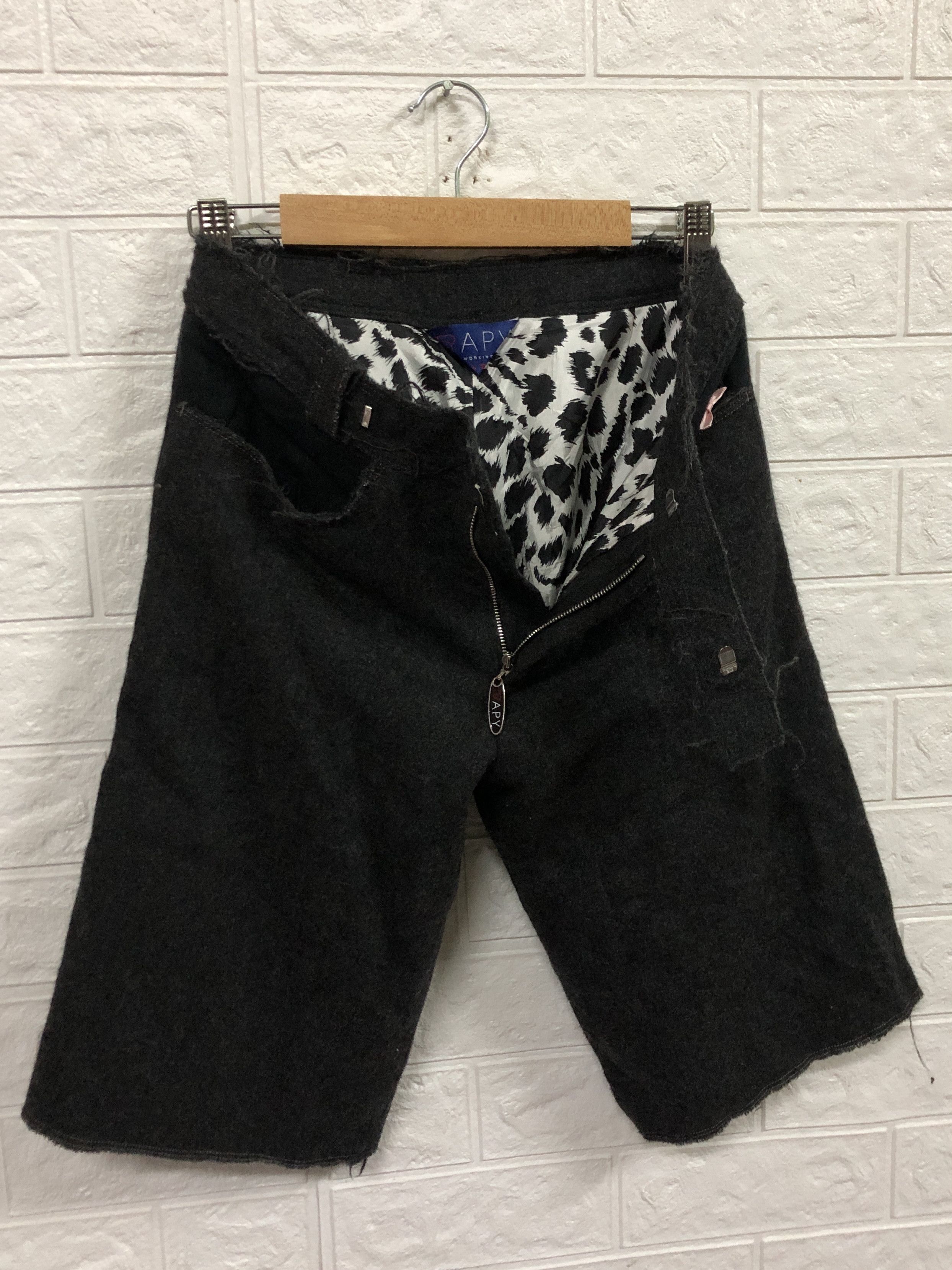 Bape Final Drop📣 BAPY BY *A BATHING APE Wool Shorts Size 29" - 12 Thumbnail