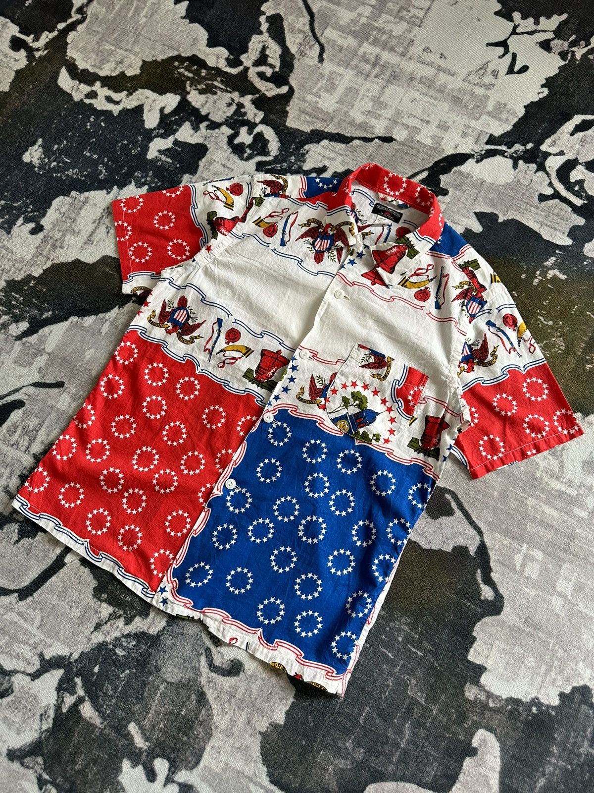 Sunny Sports Sunny Sports collar camp shirt overprinted Size US S / EU 44-46 / 1 - 3 Thumbnail