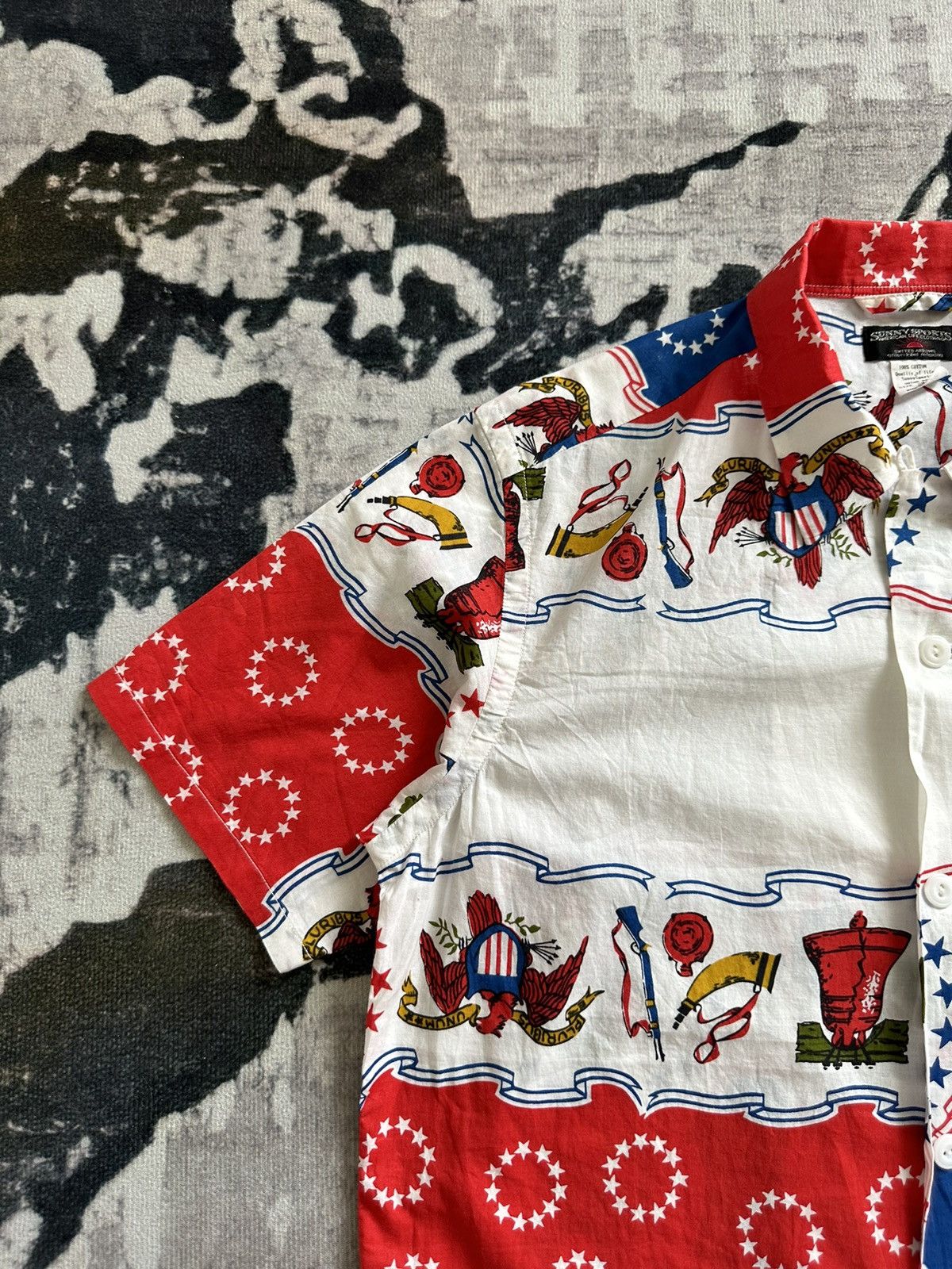 Sunny Sports Sunny Sports collar camp shirt overprinted Size US S / EU 44-46 / 1 - 6 Thumbnail