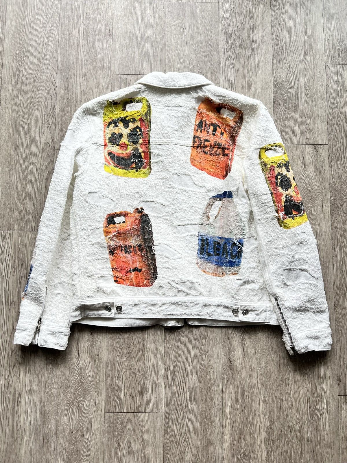 Givenchy Givenchy X Josh Smith white denim jacket Size US L / EU 52-54 / 3 - 2 Thumbnail
