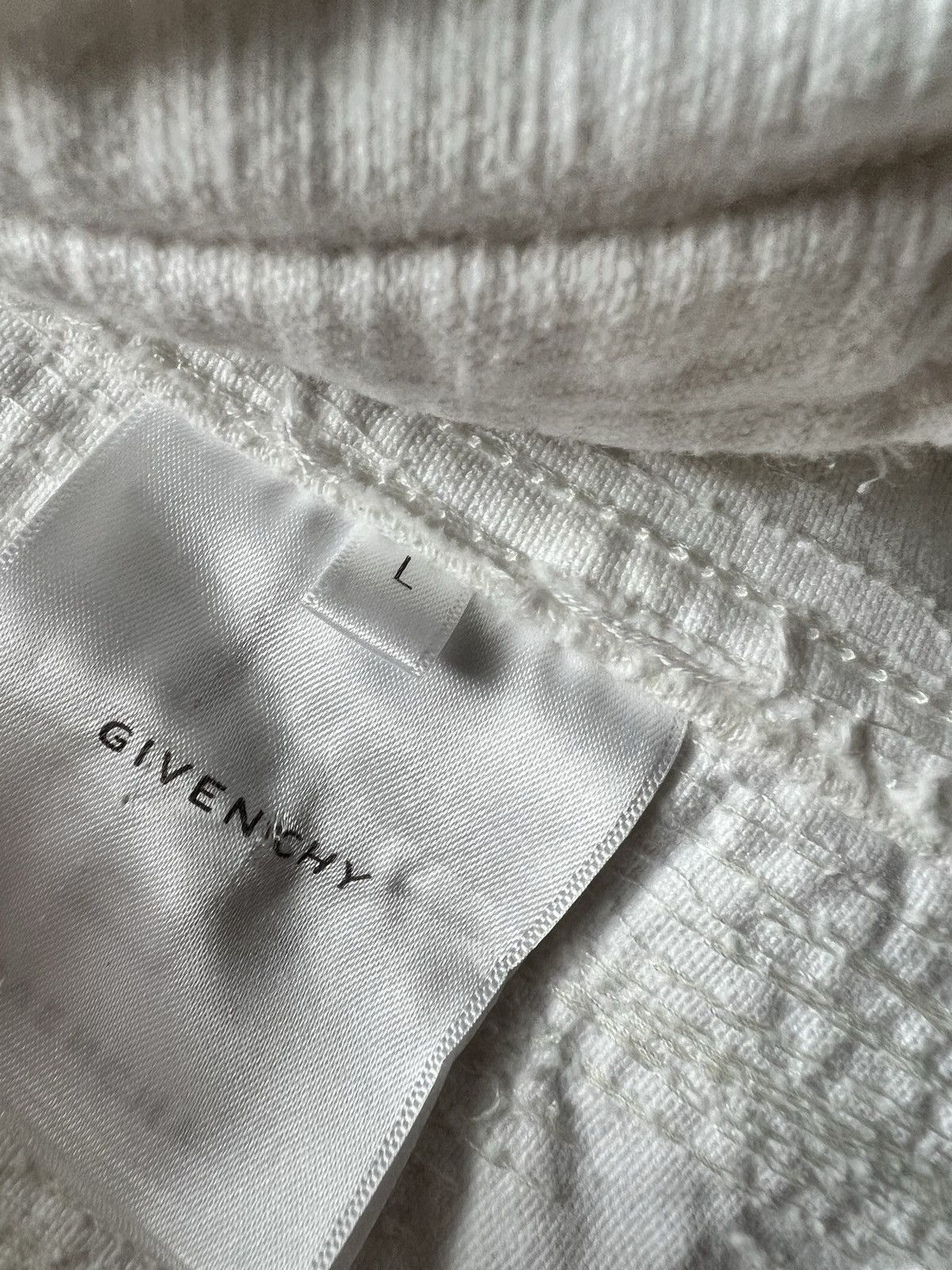 Givenchy Givenchy X Josh Smith white denim jacket Size US L / EU 52-54 / 3 - 4 Thumbnail