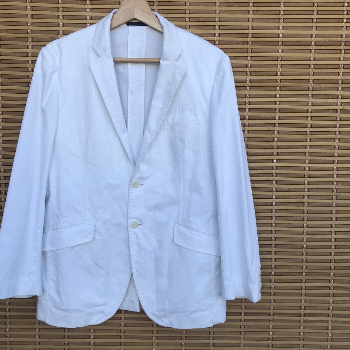 Yohji Yamamoto AAR all against risk by yohji yamamoto white jacket Size US S / EU 44-46 / 1 - 3 Thumbnail