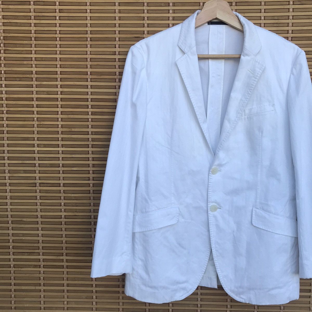 Yohji Yamamoto AAR all against risk by yohji yamamoto white jacket Size US S / EU 44-46 / 1 - 2 Thumbnail