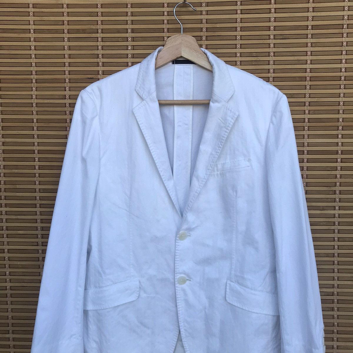 Yohji Yamamoto AAR all against risk by yohji yamamoto white jacket Size US S / EU 44-46 / 1 - 4 Thumbnail