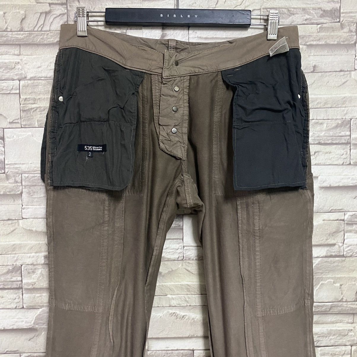 5351 POUR LES HOMMES 5351 Pour Les Hommes Cargo Flare Pants Size US 30 / EU 46 - 12 Thumbnail